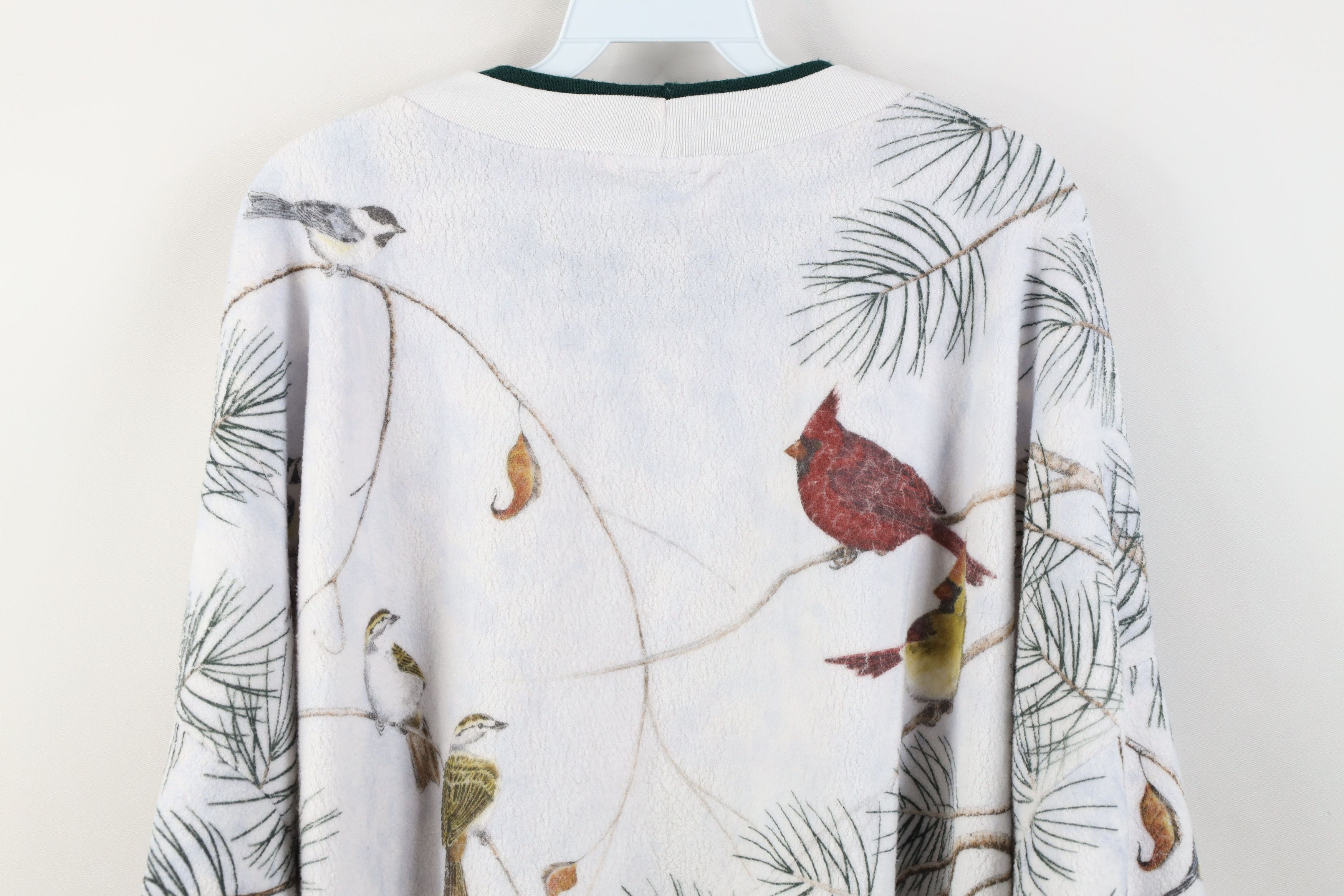 Vintage Vintage 90s Streetwear Bird Nature All Over Print Sweatshirt Size 3XL / US 20-22 - 13 Thumbnail