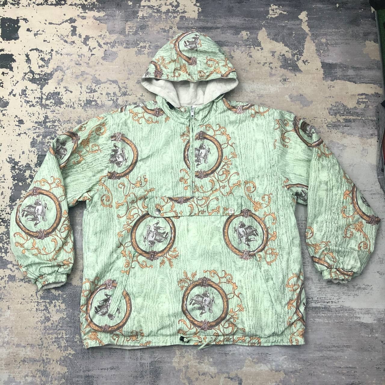 Japanese Brand Y661 SUNSHINE REVERSIBLE PULLOVER FLEECE JACKETS Size US XL / EU 56 / 4 - 3 Thumbnail