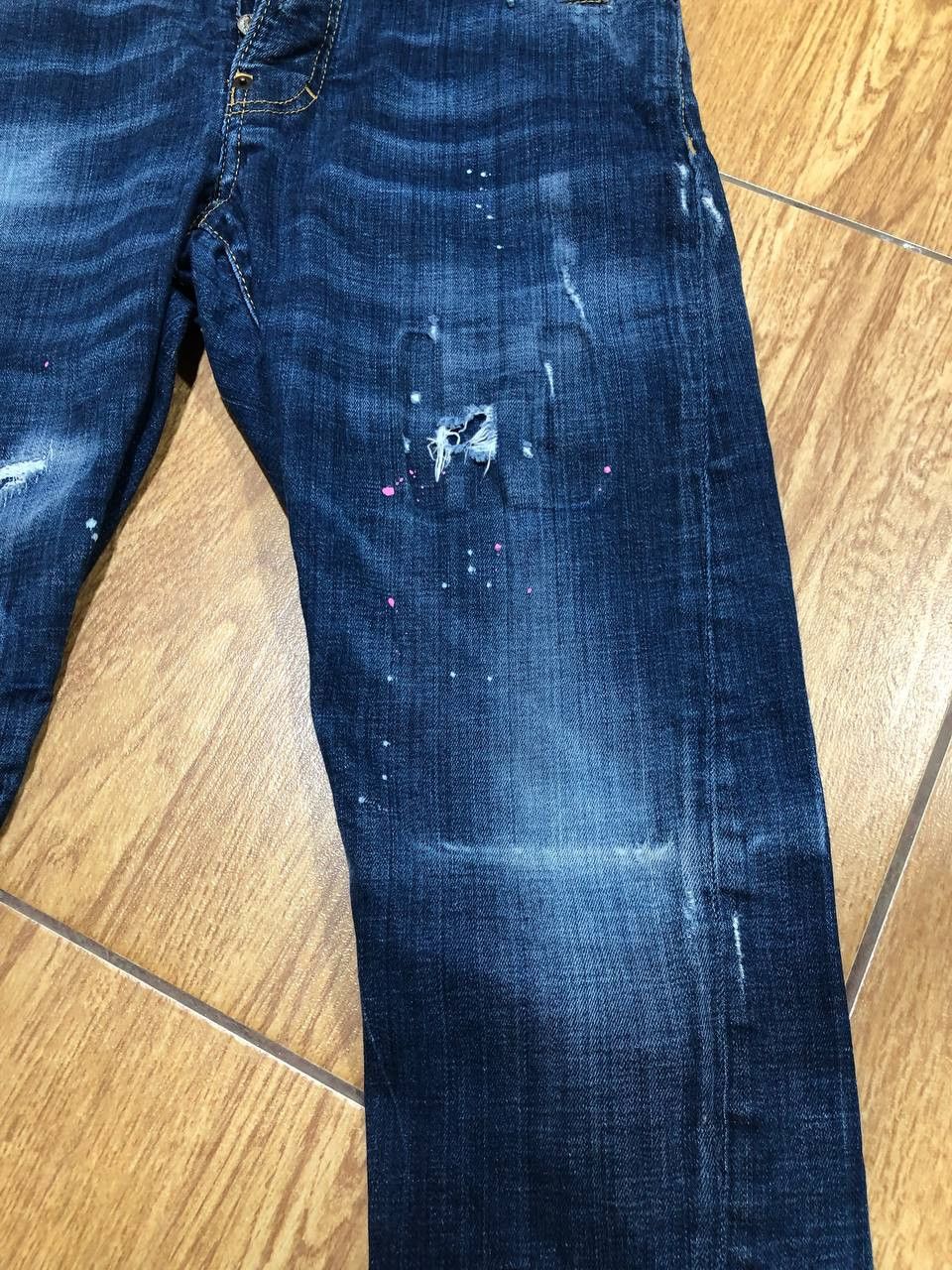 Dsquared2 Dsquared2 Distressed Jeans Slim Blue Ripped Stretch Size US 32 / EU 48 - 21 Thumbnail