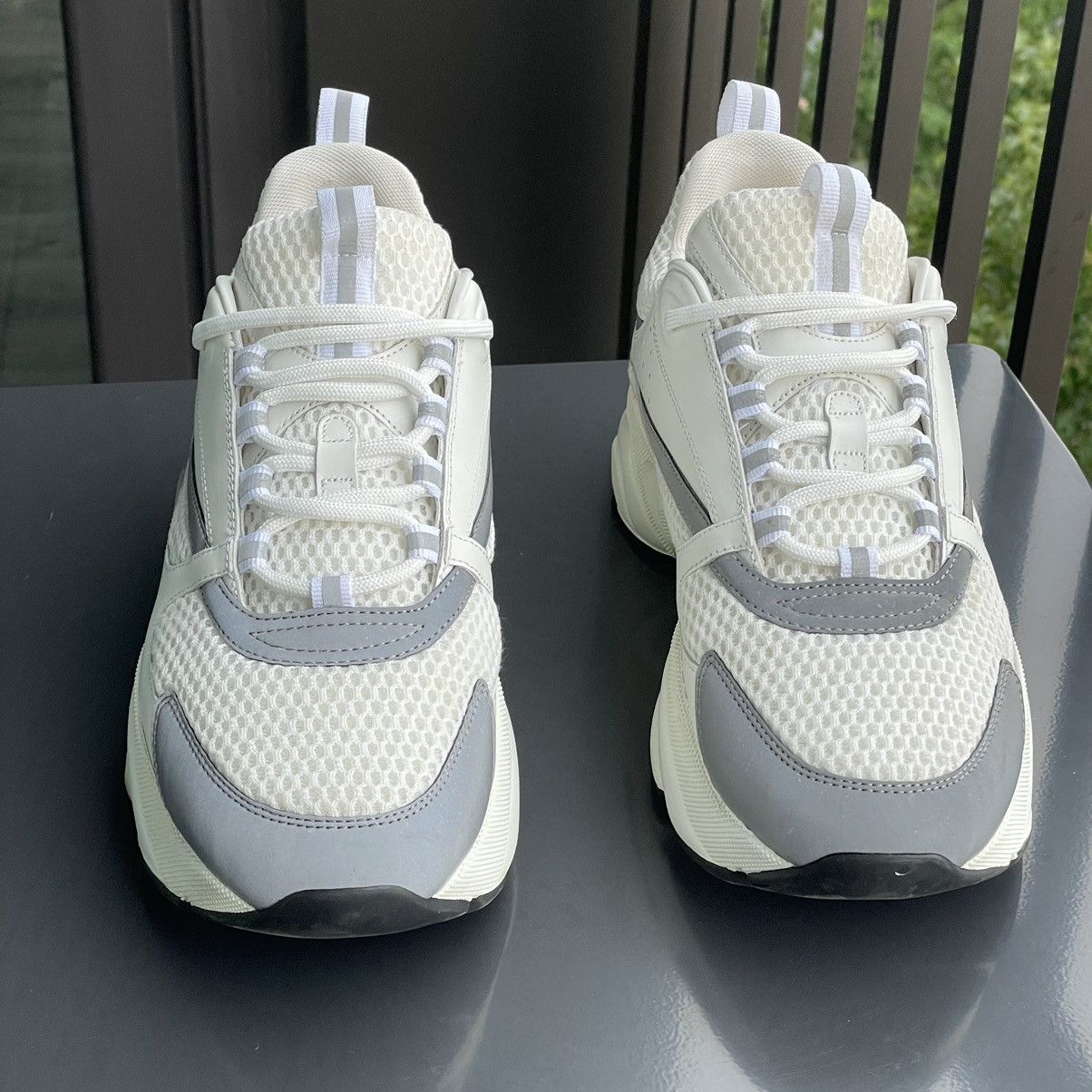 Dior Dior b22 white grey Size US 9 / EU 42 - 3 Thumbnail