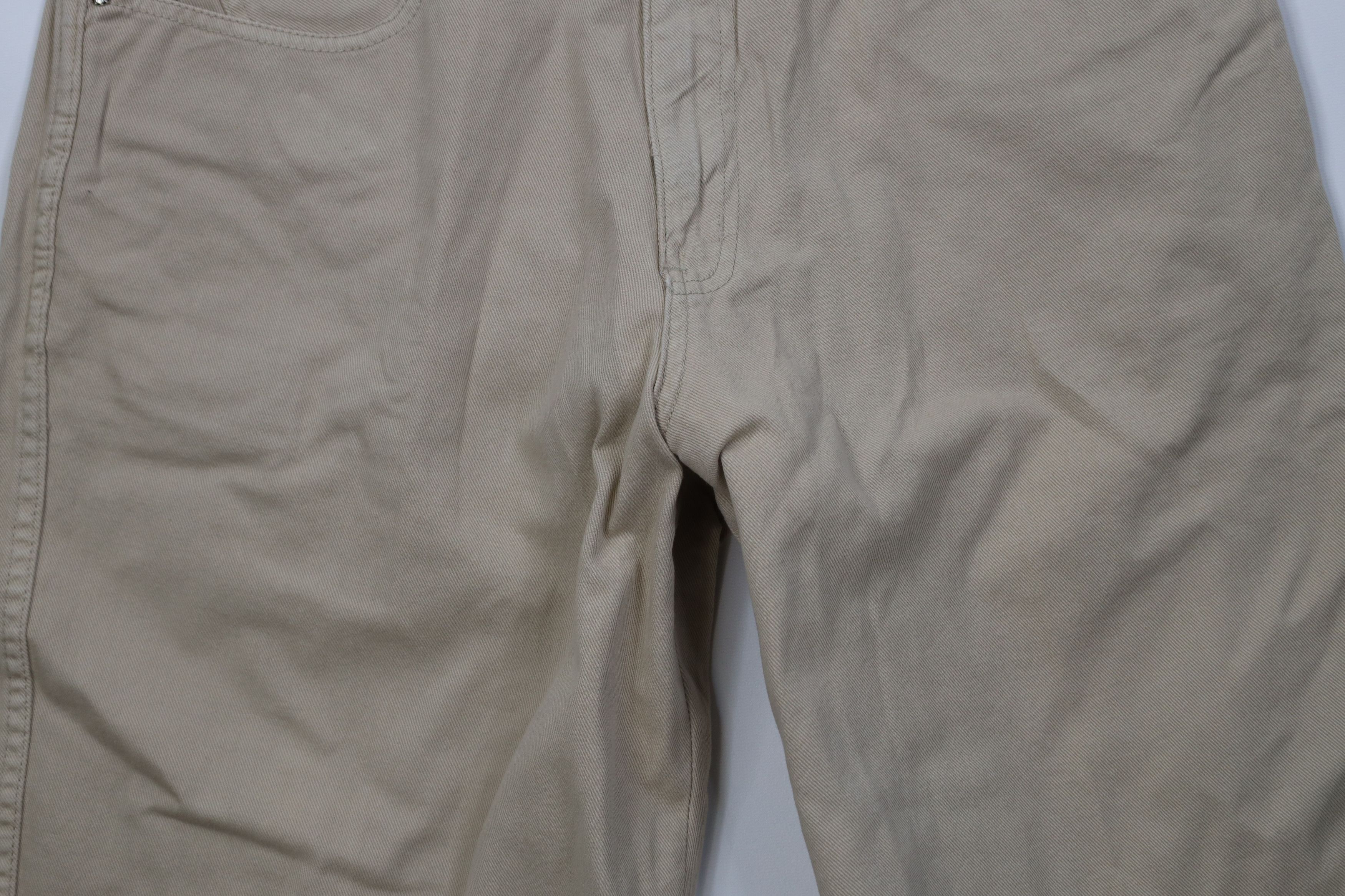 Vintage Deadstock Vintage 90s Paco Hip Hop Denim Jean Shorts Tan Size US 33 - 3 Thumbnail