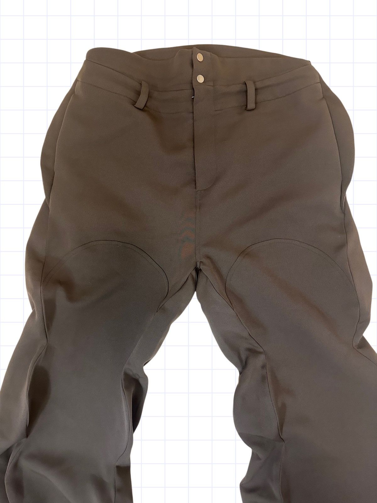 Designer Uncertain Factor Curvy Spiral Seam Pants High Waisted 33 34 Size US 33 - 6 Thumbnail