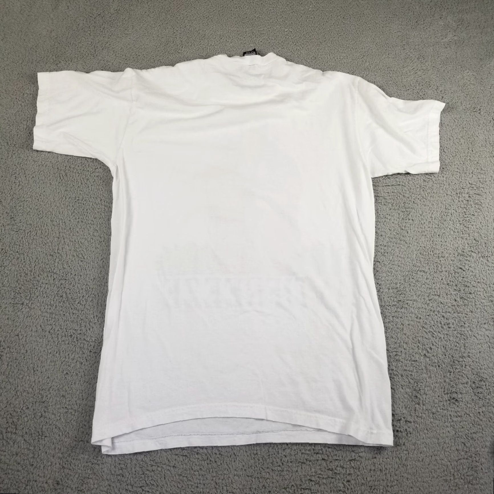 Vintage VINTAGE Penguin T Shirt Men LT 90s Antifreeze Funny 1996 Big Print Sleep Doze White Adult Large Tall Graphic Tee Mens Size US L / EU 52-54 / 3 - 7 Thumbnail