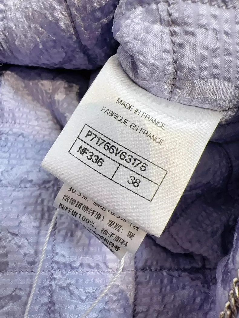 Chanel Chanel 21K autumn and winter show purple taro purple lapel Size XS / US 0-2 / IT 36-38 - 7 Thumbnail