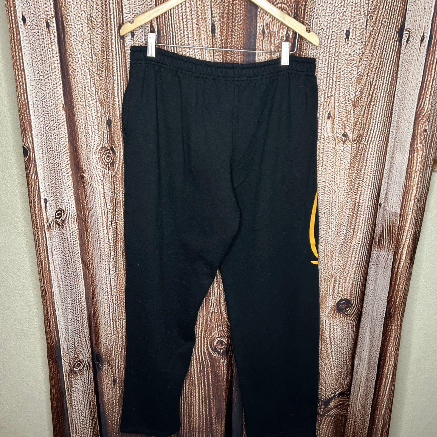 Port & Company Gilden Black Unisex Fleece Sweatpants 2XL Size US 39 - 4 Thumbnail