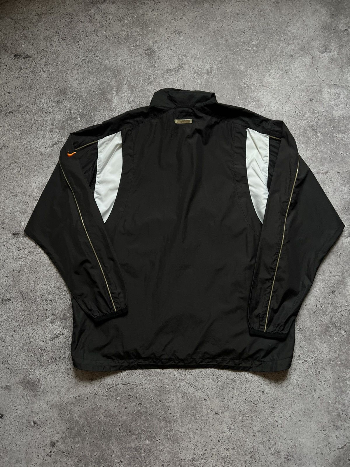Nike × Vintage Vintage Nike 90s Nylon Track Jacket Black Size US XL / EU 56 / 4 - 9 Thumbnail