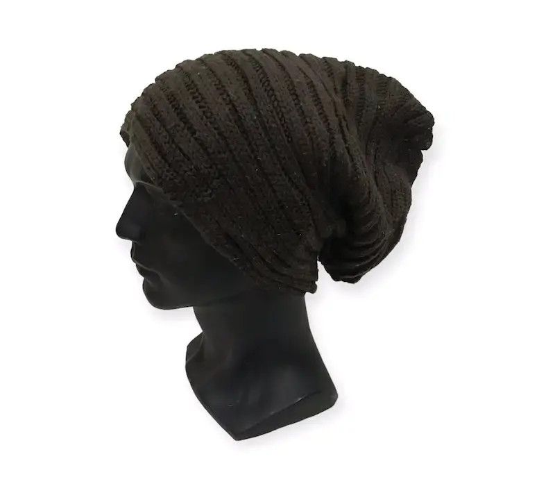 Japanese Brand Hang Over Beanie Hat Size ONE SIZE - 1 Thumbnail