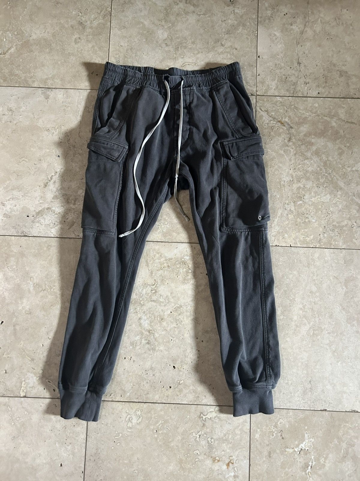 Rick Owens Rick Owens Mastadon Cargo Jogger Sweatpants Size US 28 / EU 44 - 1 Thumbnail