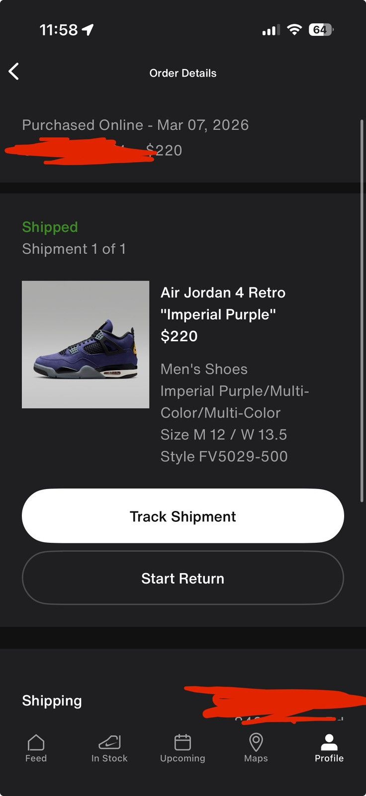 Nike Nike Jordan 4 Lakeshow - Lakers - Imperial Purple - Size 12 Size US 12 / EU 45 - 12 Thumbnail