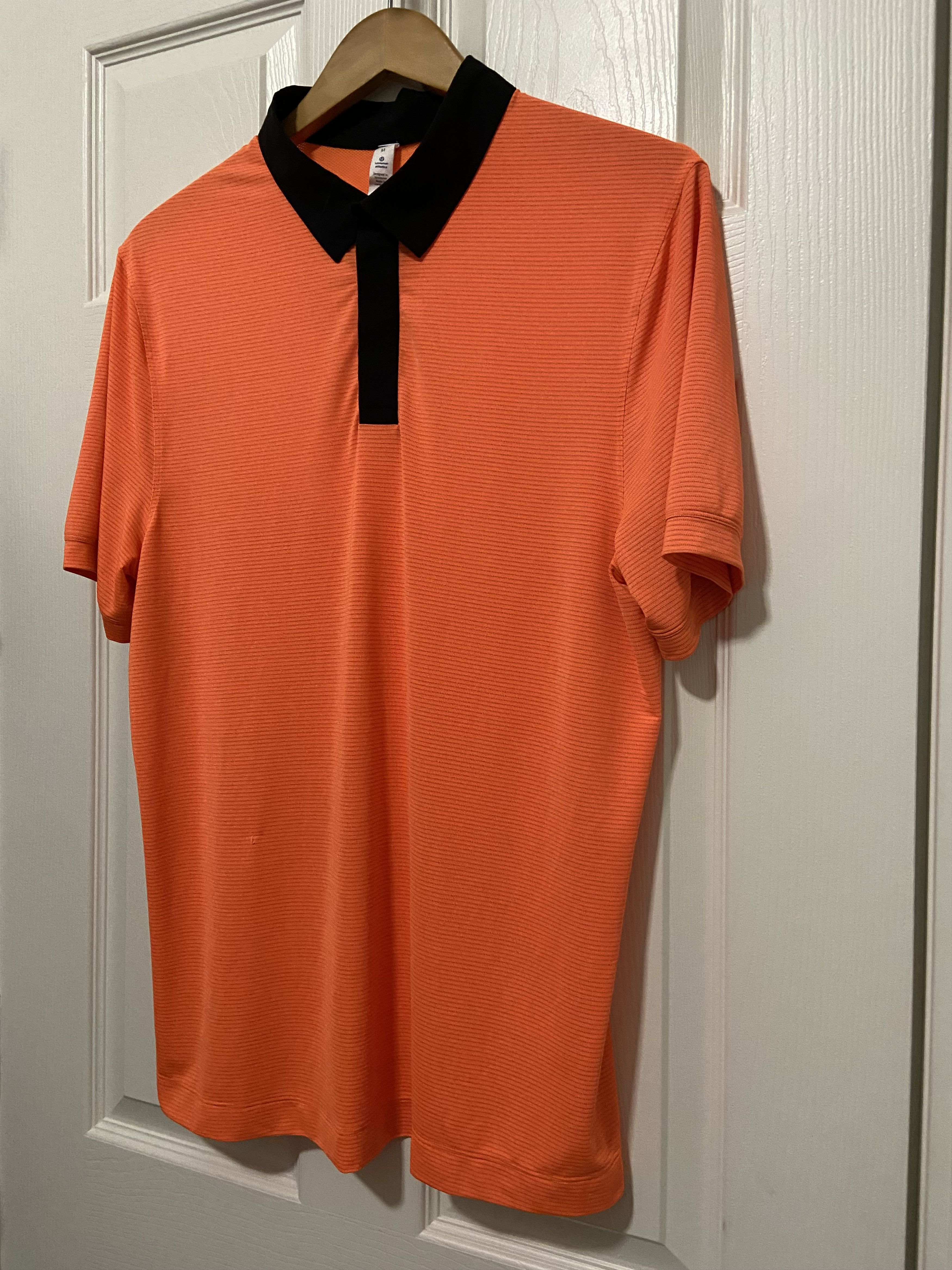 Lululemon Lululemon Precision Golf Polo Shirt Performance Orange Red M Size US M / EU 48-50 / 2 - 2 Thumbnail