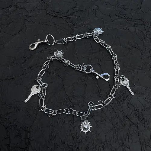 Other Metal Pants Chain – Y2K Punk Waist Hanging Accessory Size ONE SIZE - 6 Thumbnail