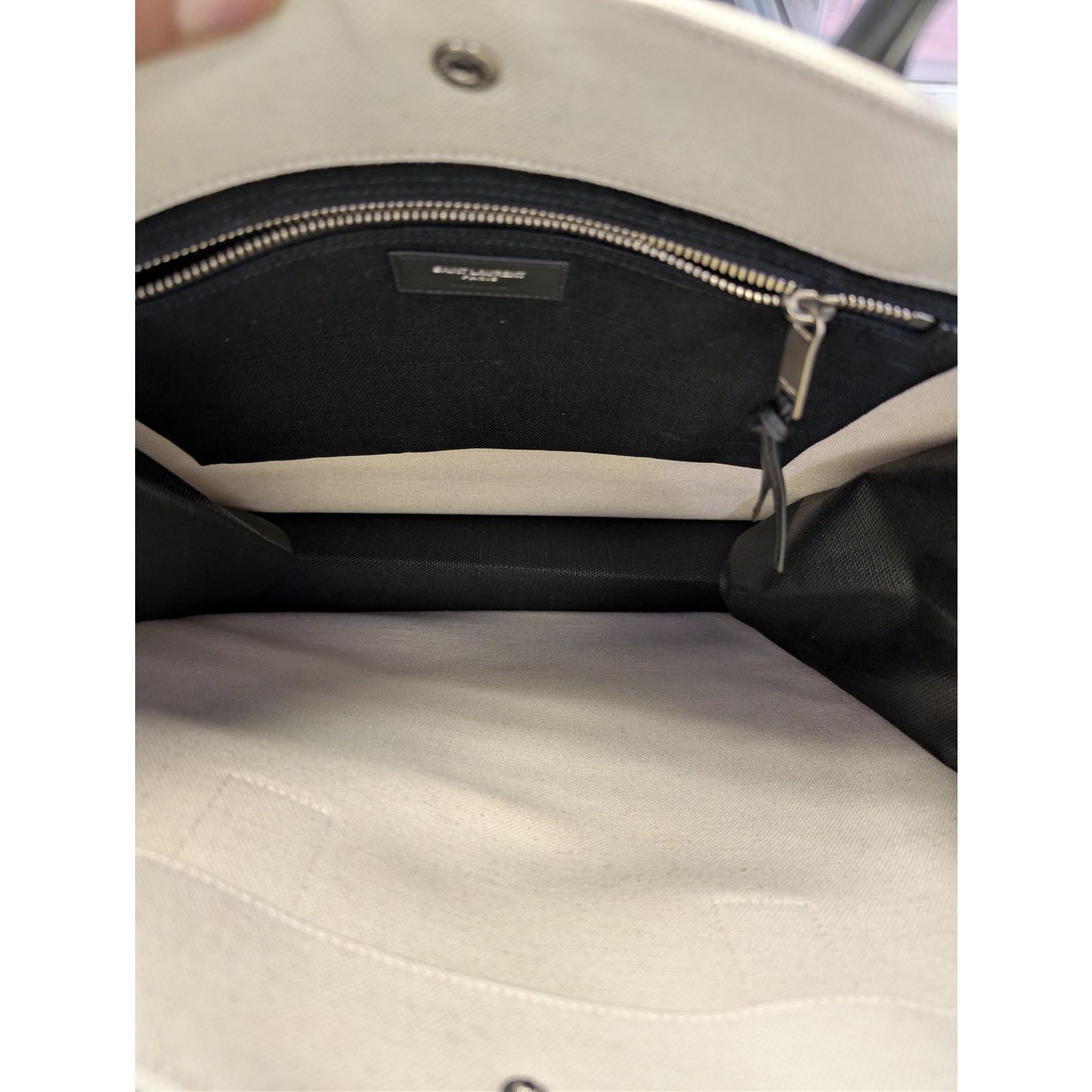 Saint Laurent Paris o1rshd1 Q:2 / Size: OS / Rive Gauche North / South Tote Bag Size ONE SIZE - 20 Thumbnail