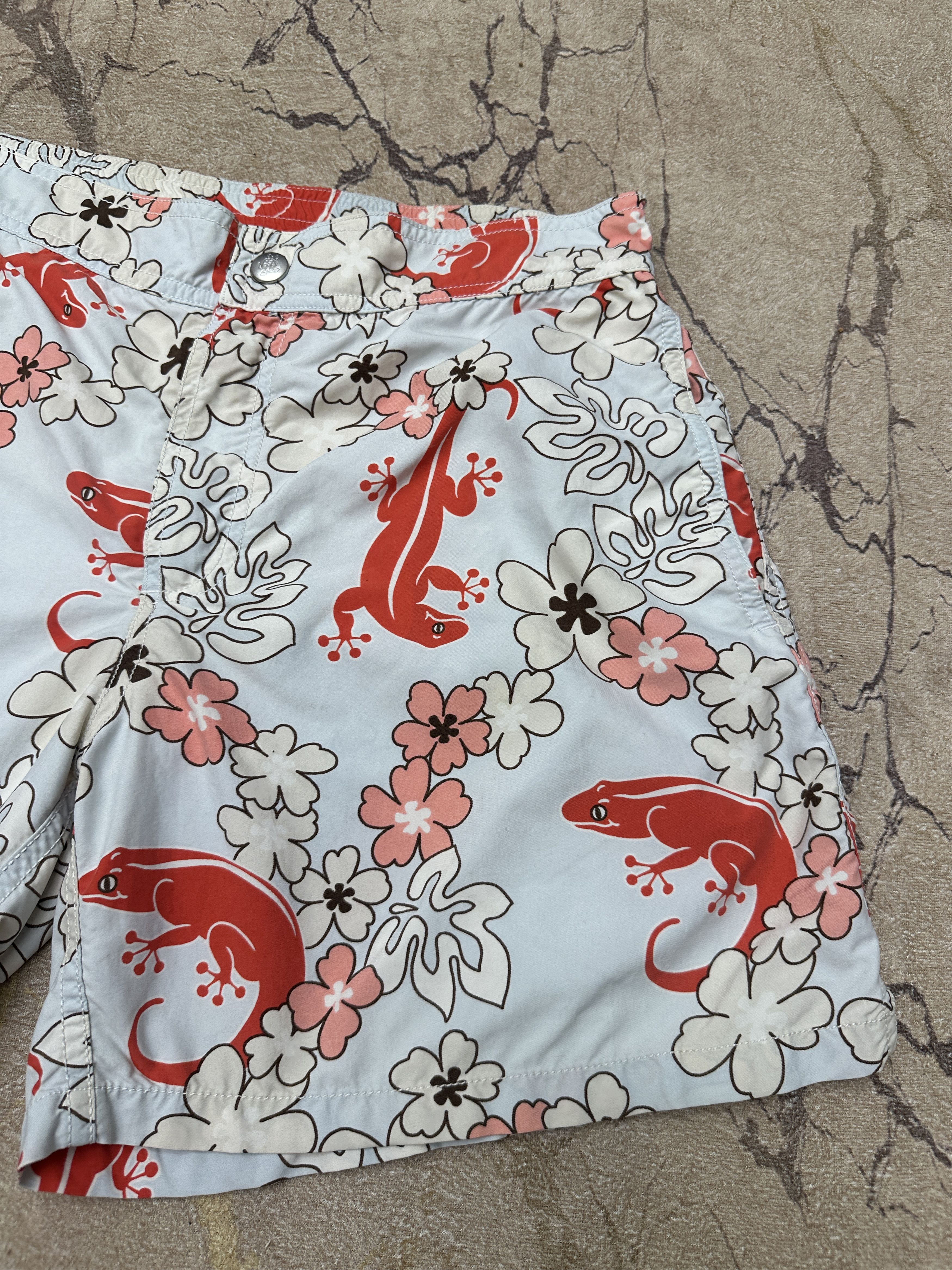 Vilebrequin Vilebrequin Lizard Beach Shorts Trunks Bathing Suit Size L Size US 36 / EU 52 - 3 Thumbnail