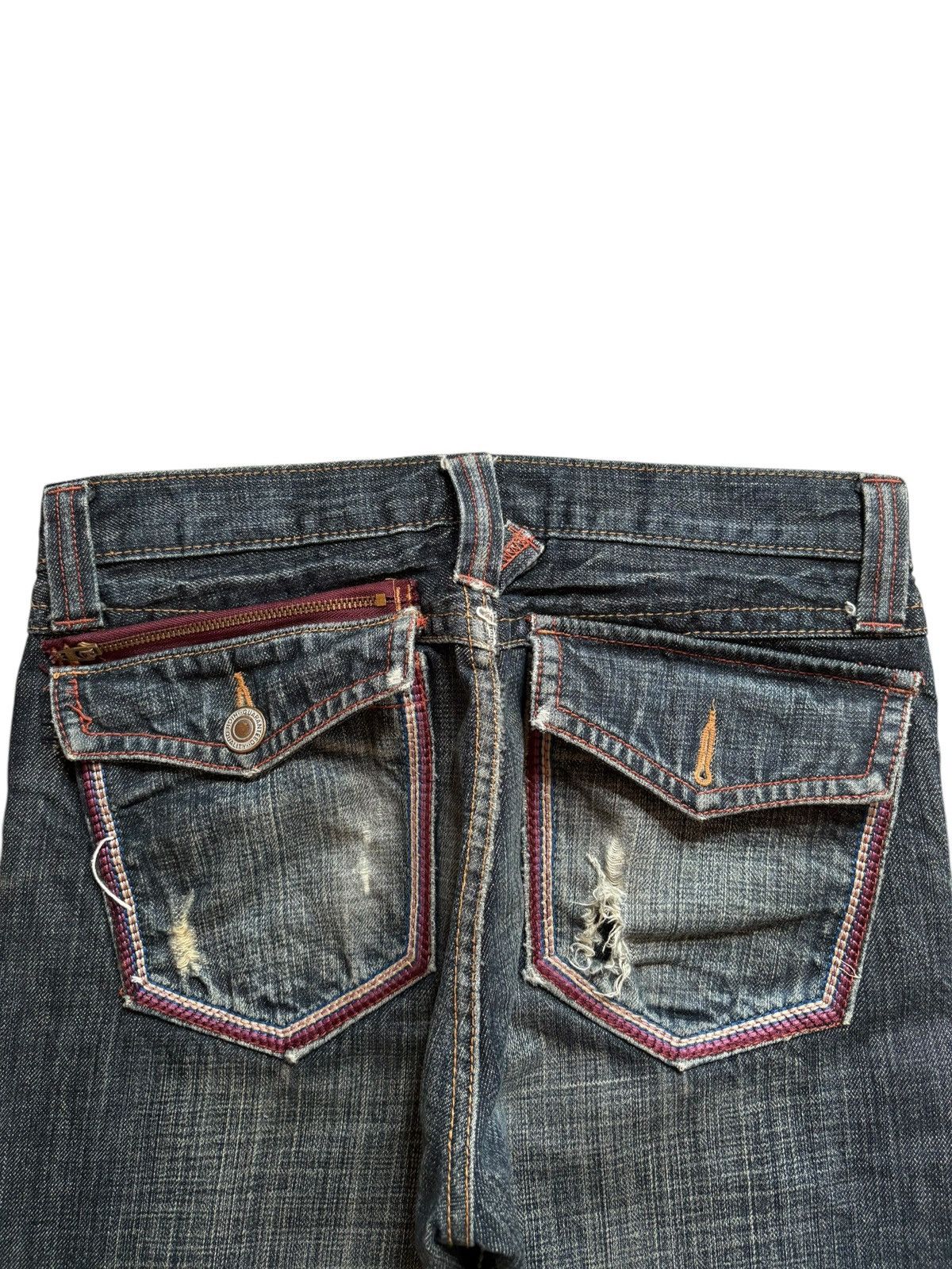 Japanese Brand Vintage Japanese Brand Mud Wash Distressed Jeans Size US 29 - 7 Thumbnail