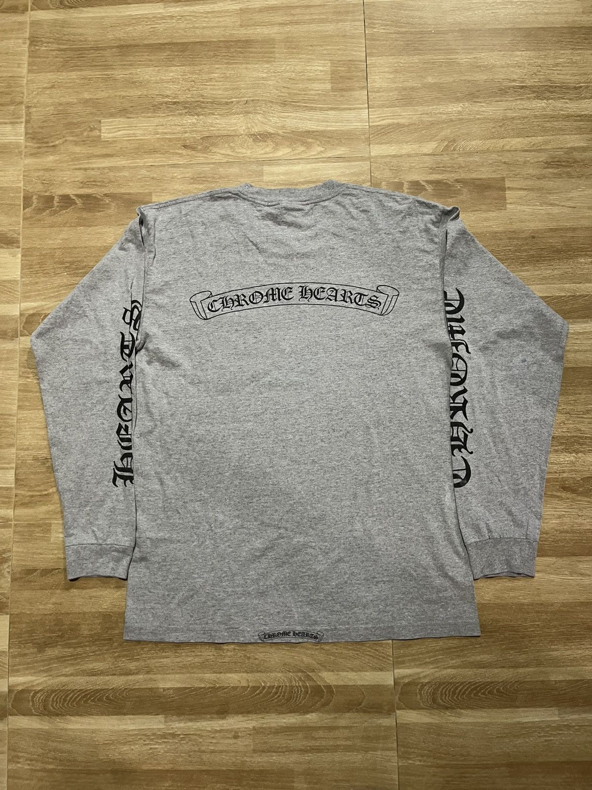 Chrome Hearts Chrome Heart Grey Long sleeve | Grailed