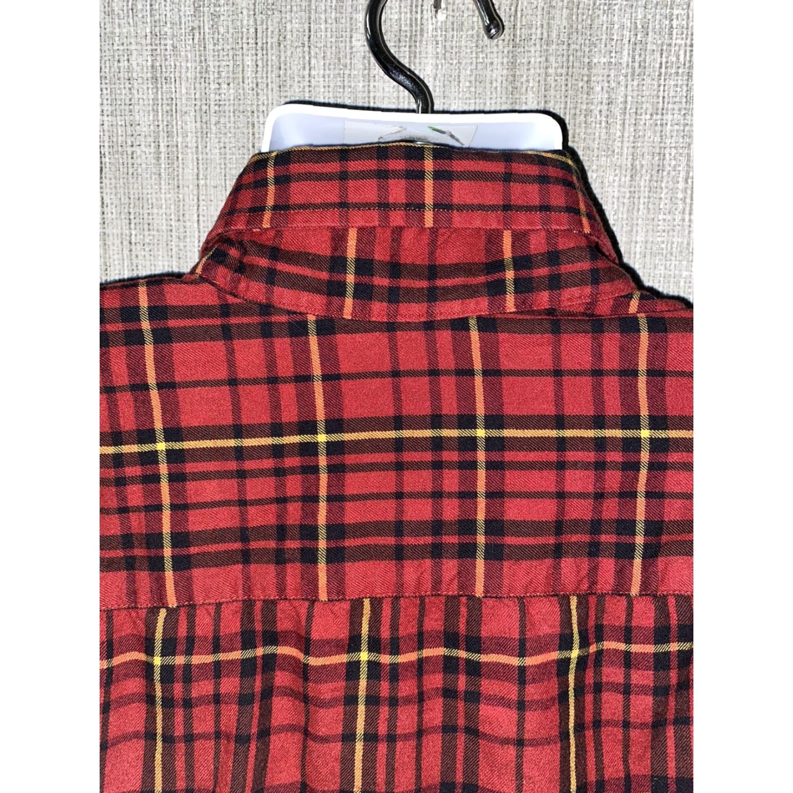 Orvis VINTAGE Orvis Mens Long Sleeve Button-Up Shirt Sz Large Red Plaid Shirt Mens Size US L / EU 52-54 / 3 - 4 Thumbnail