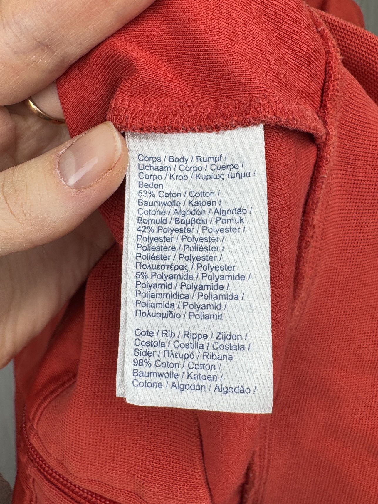 Lacoste Lacoste Live Red Full Zip Track Top Jacket Sweater Unisex Size US XXL / EU 58 / 5 - 13 Thumbnail
