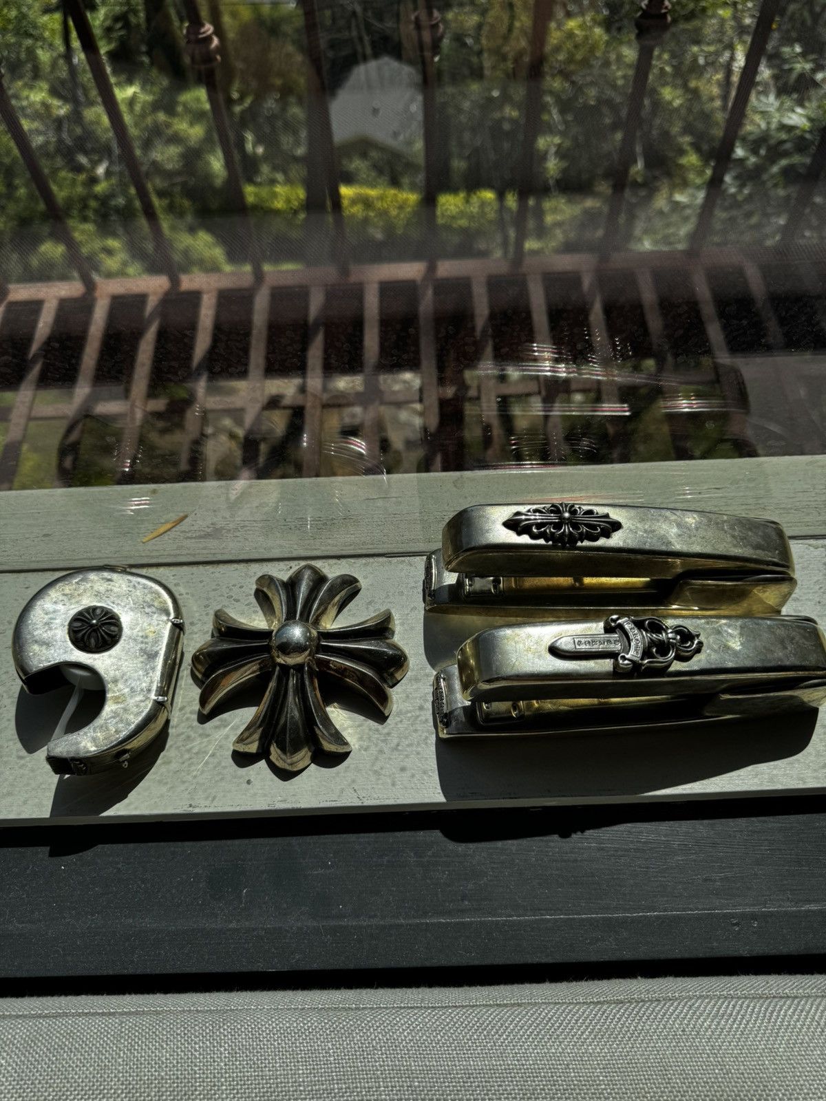 Chrome Hearts Silver Plus Paperweight Size ONE SIZE - 1 Thumbnail
