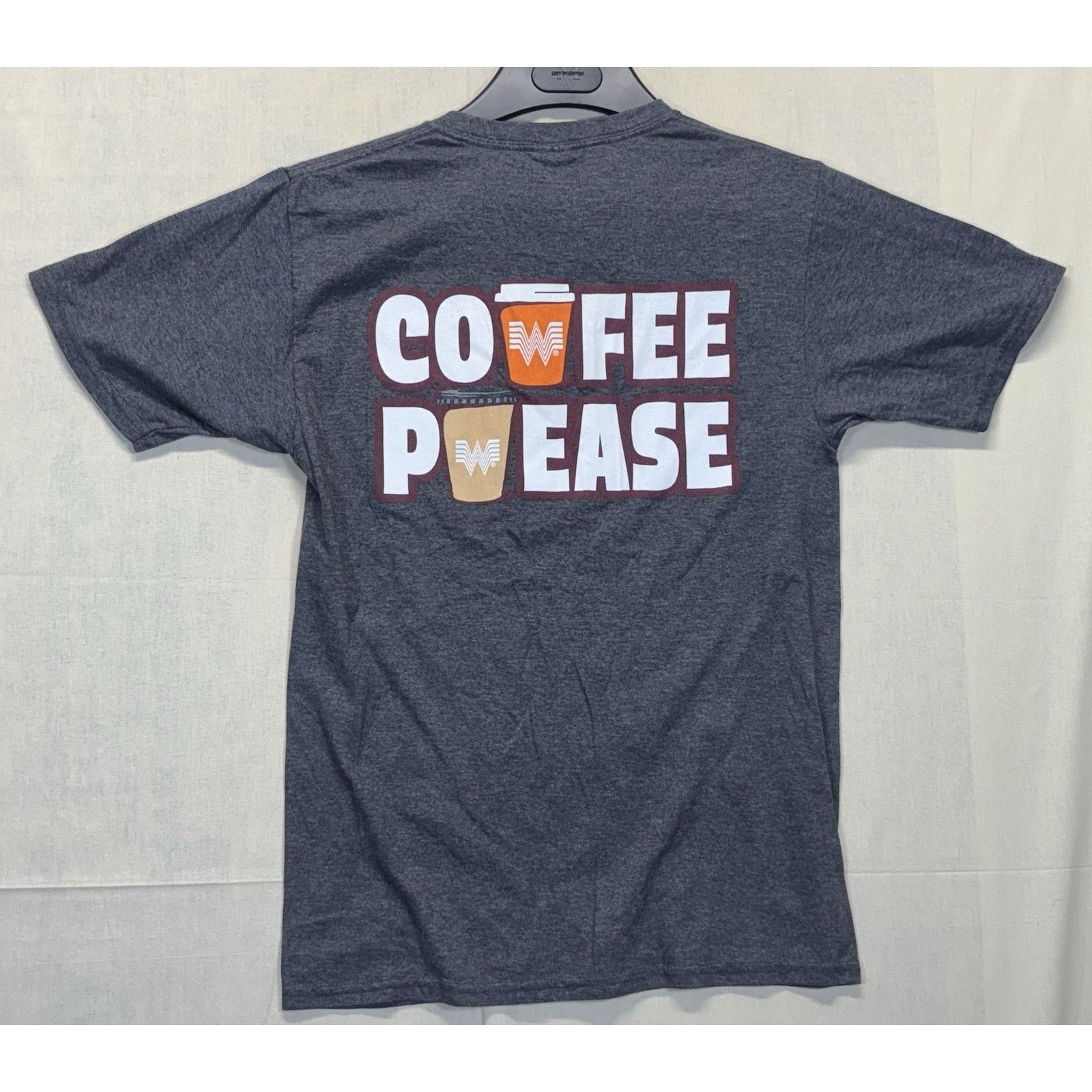 The Unbranded Brand Whataburger Coffee Graphic T-Shirt Small Gray Size US S / EU 44-46 / 1 - 4 Thumbnail