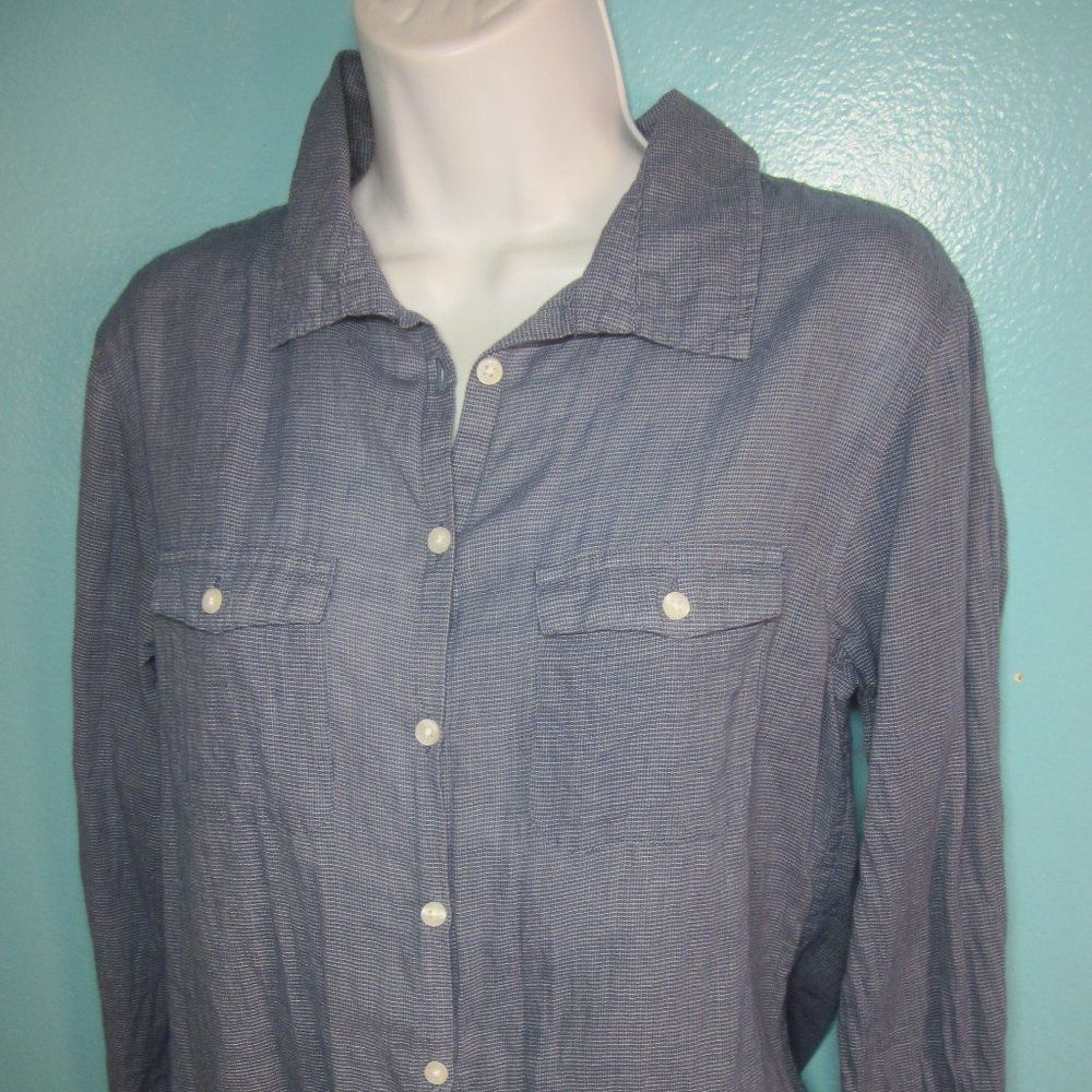 Toad&Co Horny Toad Womens Blue Button Up Shirt Size S Size S / US 4 / IT 40 - 8 Thumbnail