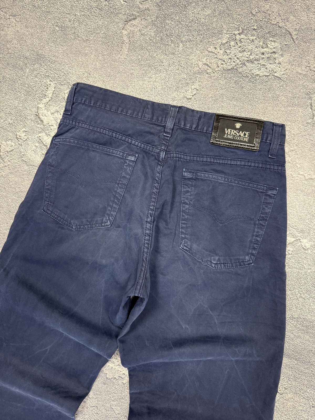 Jean × Versace Jeans Couture × Vintage Classic Dark Blue Versace Jeans Couture Pants 32 Size Size US 32 / EU 48 - 3 Thumbnail