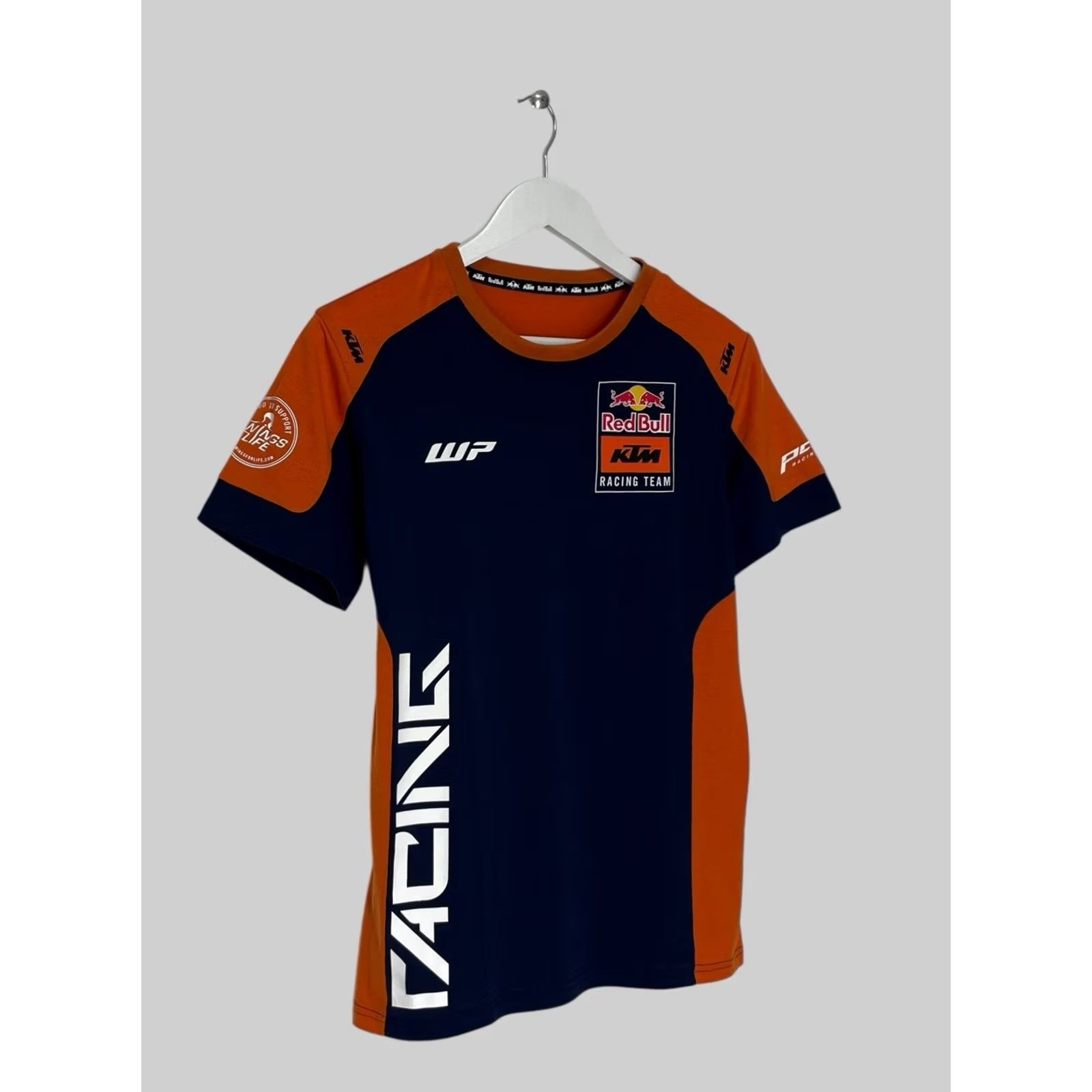 Vintage Red Bull KTM Racing Team Men’s T-Shirt M Crew Neck Short Sleeve Orange Dark Blue Logo Sports Biker Motorcycle Mens Size US M / EU 48-50 / 2 - 2 Thumbnail