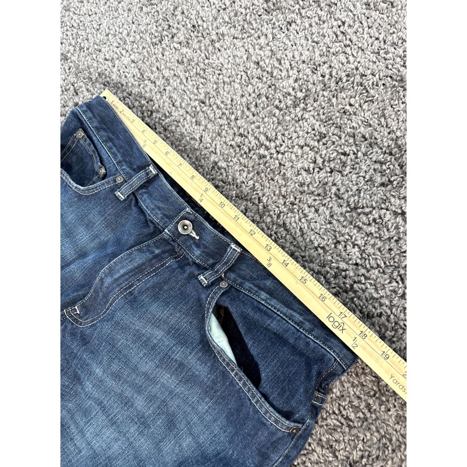 Old Navy VINTAGE Old Navy Jeans Bootcut Distressed Mens 36x35 Blue Cotton 35 Inseam USA 90s/2000s Grunge Work Relaxed Regular Men Size US 36 / EU 52 - 4 Thumbnail