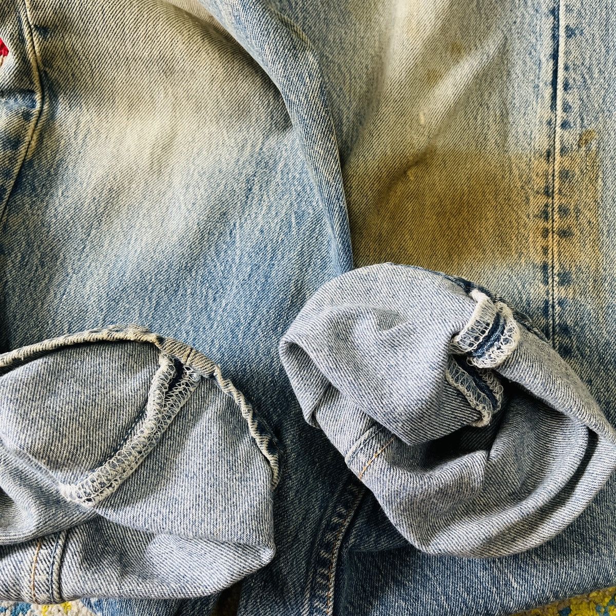 Levi's Vintage Distressed Levis 501XX 1997 Made In USA Jeans Size US 35 - 21 Thumbnail