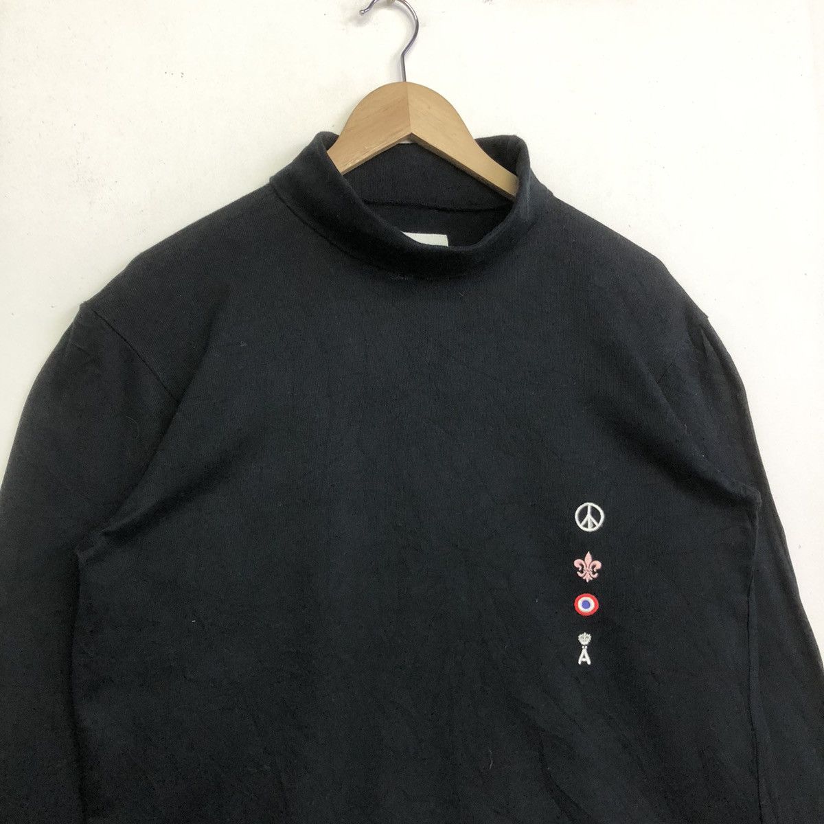 Japanese Brand A SUMMER INC. Japanese Brand Turtle Neck Long Sleeve Tshirt Size US L / EU 52-54 / 3 - 4 Thumbnail