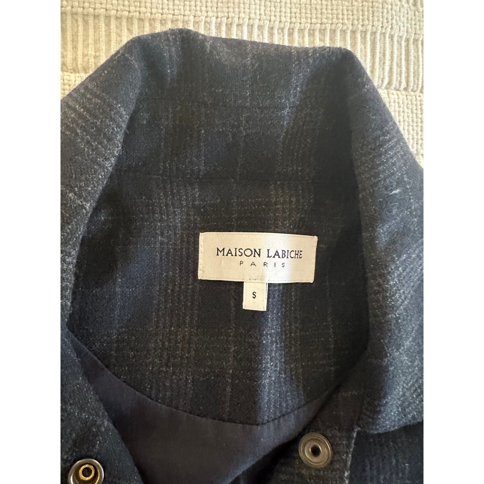 Maison Labiche Maison Labiche S Wool Blend Bomber Jacket Size S / US 4 / IT 40 - 4 Thumbnail