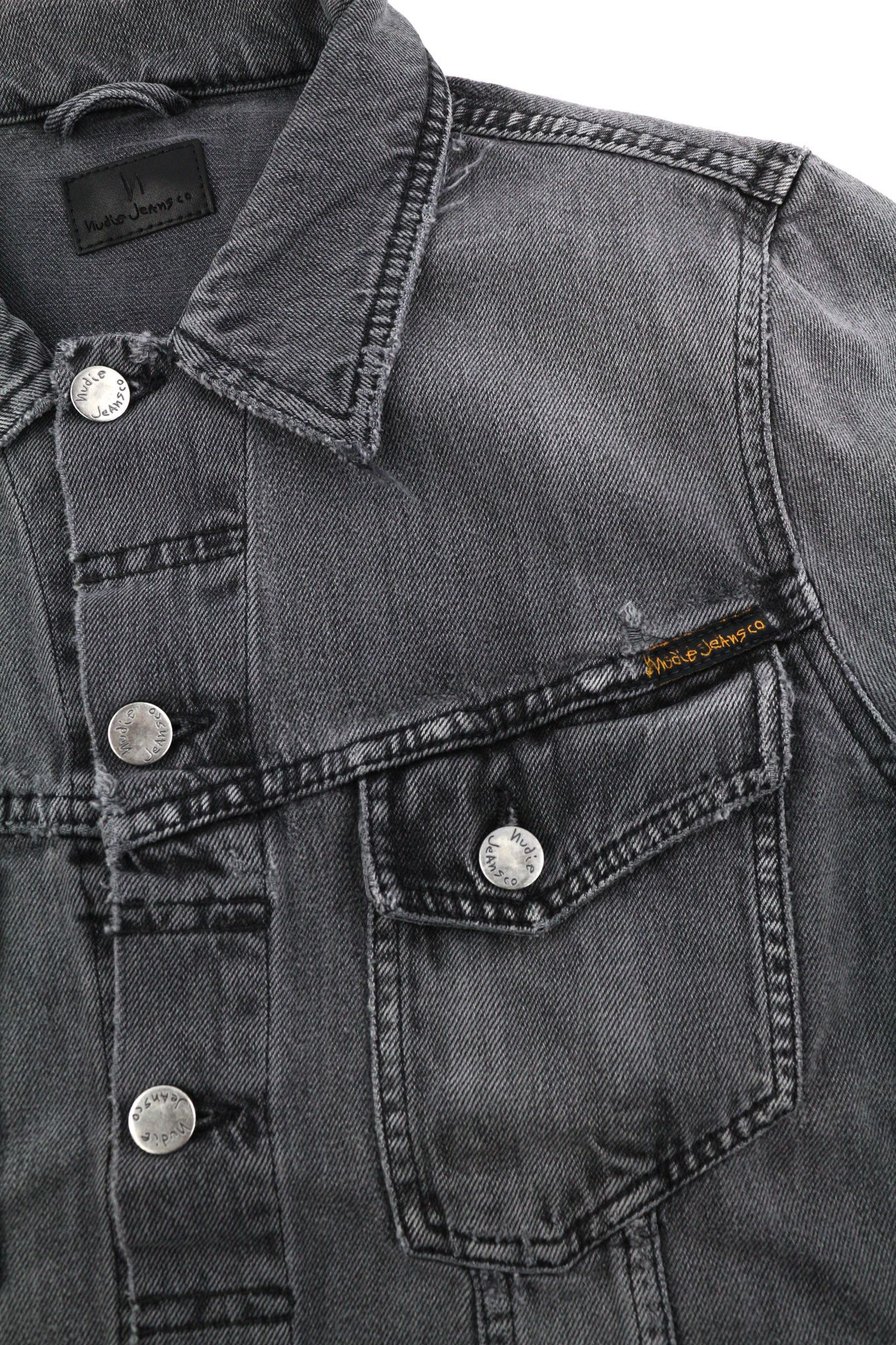 Nudie Jeans BILLY S Desolation Grey Polo Casual Mid Jacket 82464 Size US S / EU 44-46 / 1 - 6 Thumbnail
