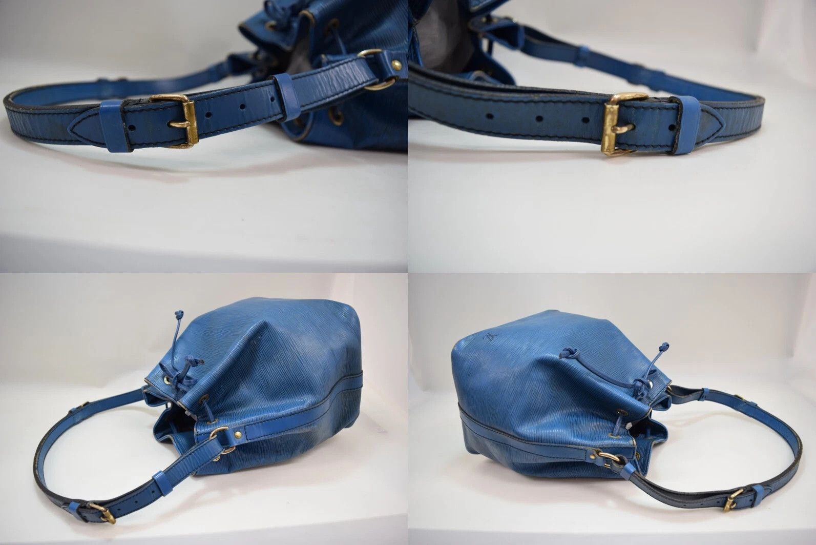 Louis Vuitton Louis Vuitton Petit Noé Shoulder Bag Epi Leather Blue M44105 Size ONE SIZE - 6 Thumbnail