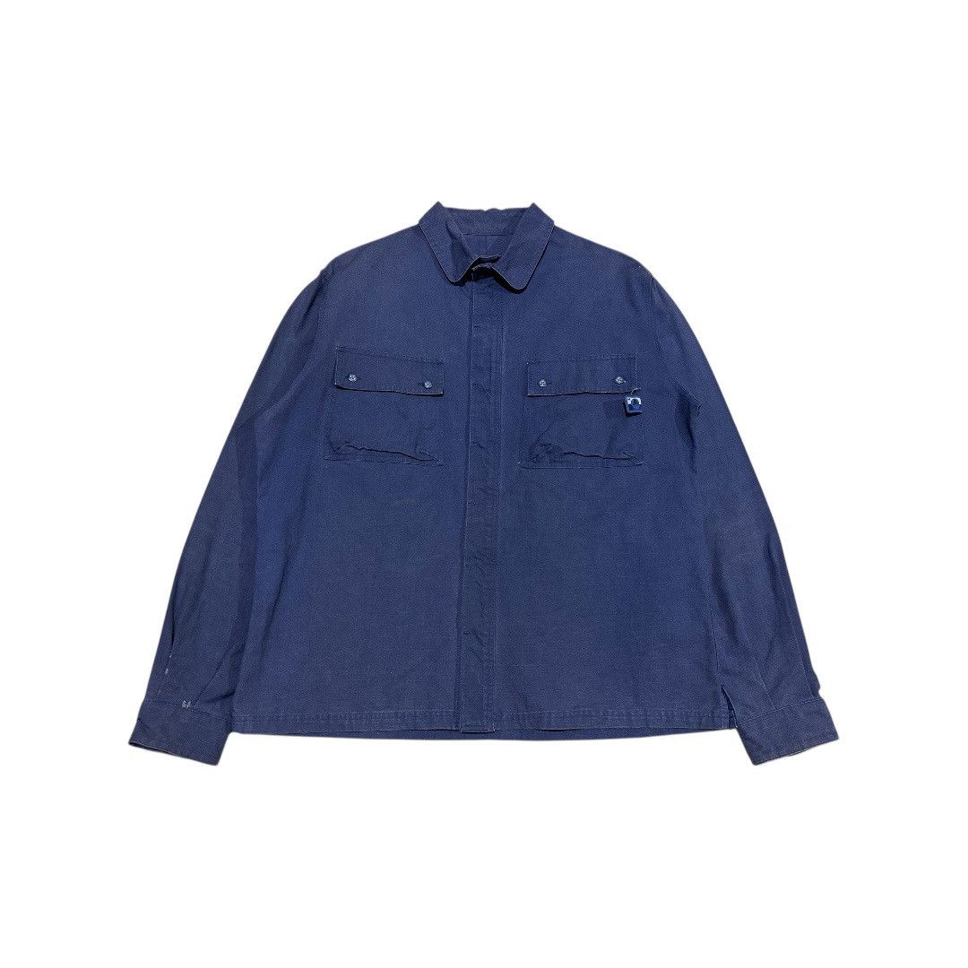 Japanese Brand 🔥Japanese Vintage Hide And Seek Ripstop Jacket Hidden Button Size US M / EU 48-50 / 2 - 3 Thumbnail