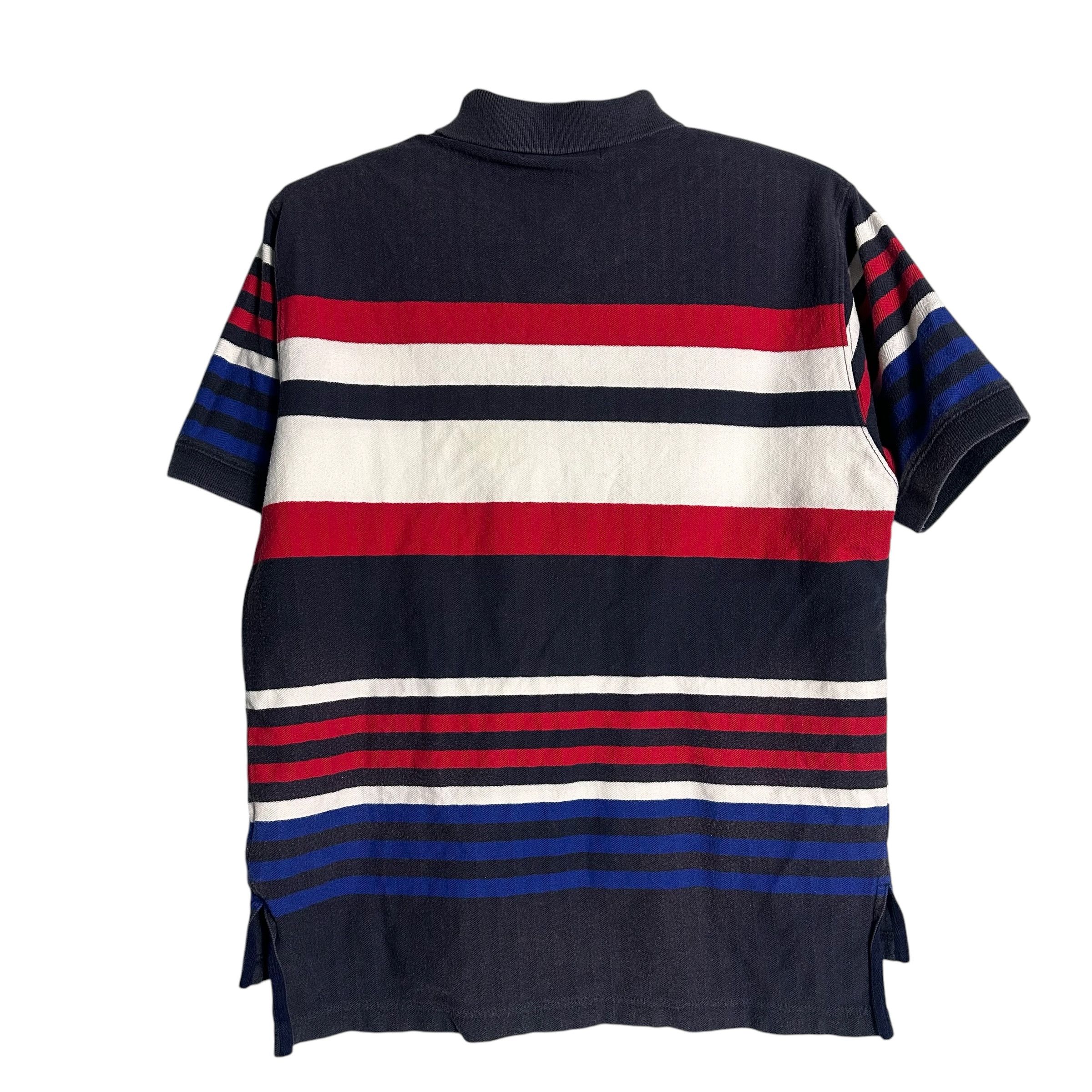 Chaps Ralph Lauren 🔥RARE🔥Vintage Chaps Ralph Lauren Stripes Polo Shirt Size US L / EU 52-54 / 3 - 3 Thumbnail