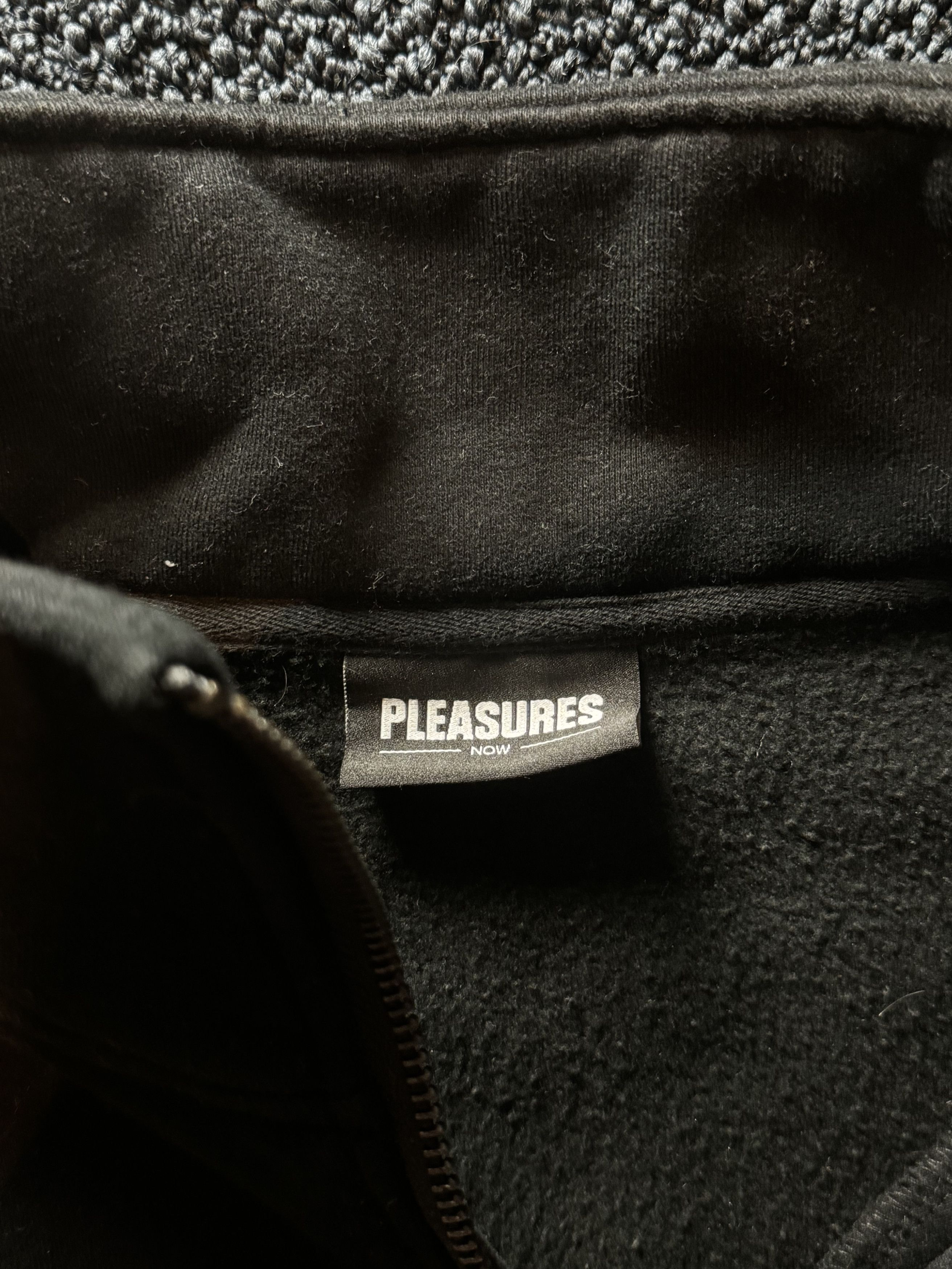Pleasures Pleasure Black Sweatshirt Quarter Zip Size US M / EU 48-50 / 2 - 3 Thumbnail