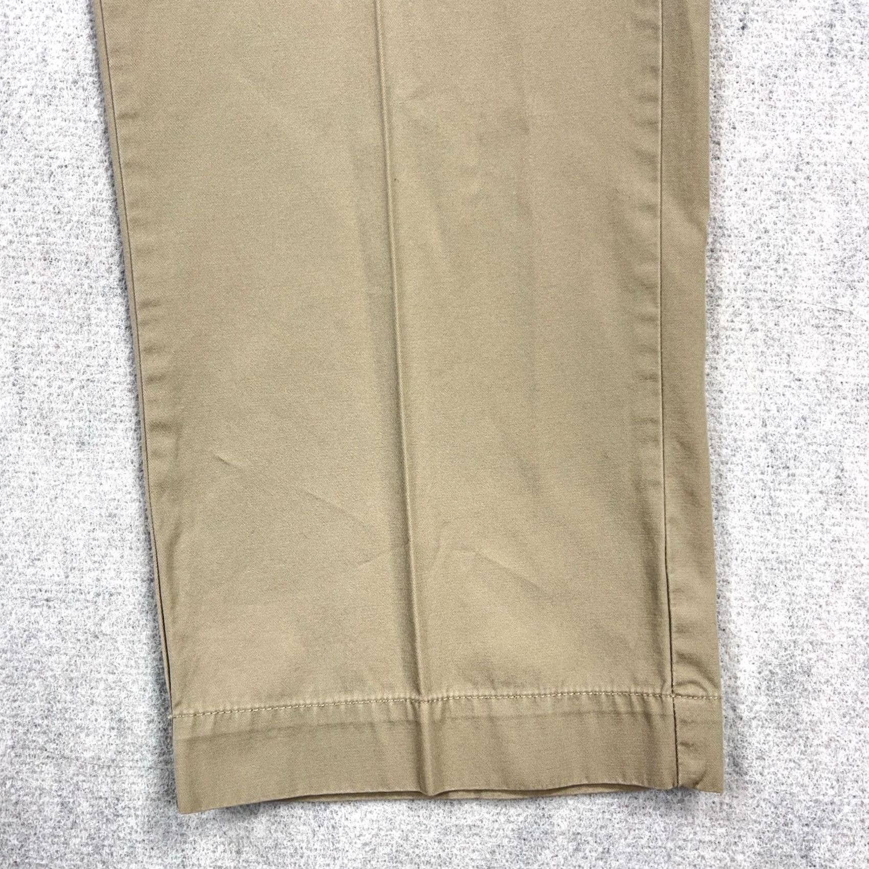 Polo Ralph Lauren Polo Ralph Lauren Pants Men 36x30 Chino Flat Front Straight 5-Pocket Beige Twill Vintage No Size US M / EU 48-50 / 2 - 4 Thumbnail