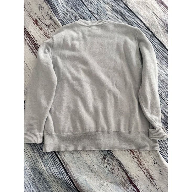 Other Love Your Melon Light Gray Logo Knit Sweater Size S / US 4 / IT 40 - 3 Thumbnail