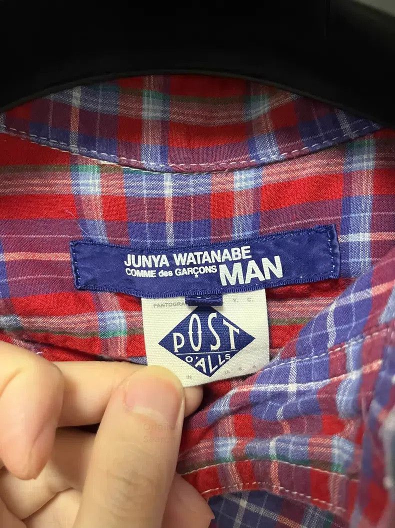 Junya Watanabe JUNYA WATANABE Plaid Pocket Short Sleeve Shirt Size US XS / EU 42 / 0 - 4 Thumbnail