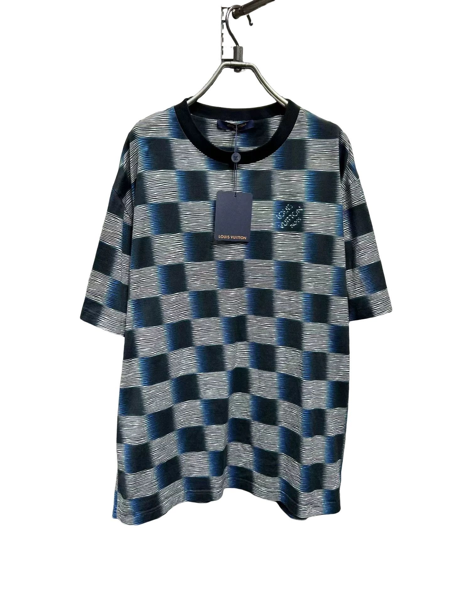 Louis Vuitton Louis Vuitton Mosaic Damier Logo T-Shirt XXL Size US XXL / EU 58 / 5 - 1 Thumbnail