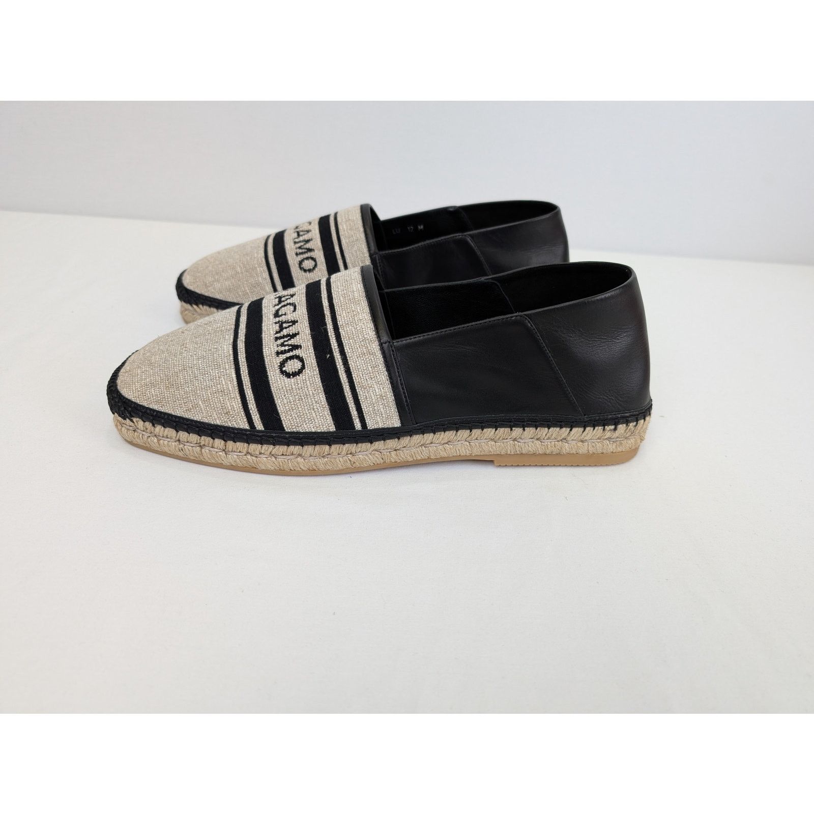 Salvatore Ferragamo o1rshd1 Jacquard canvas espadrilles shoe in multicolor Size US 12 / EU 45 - 10 Thumbnail