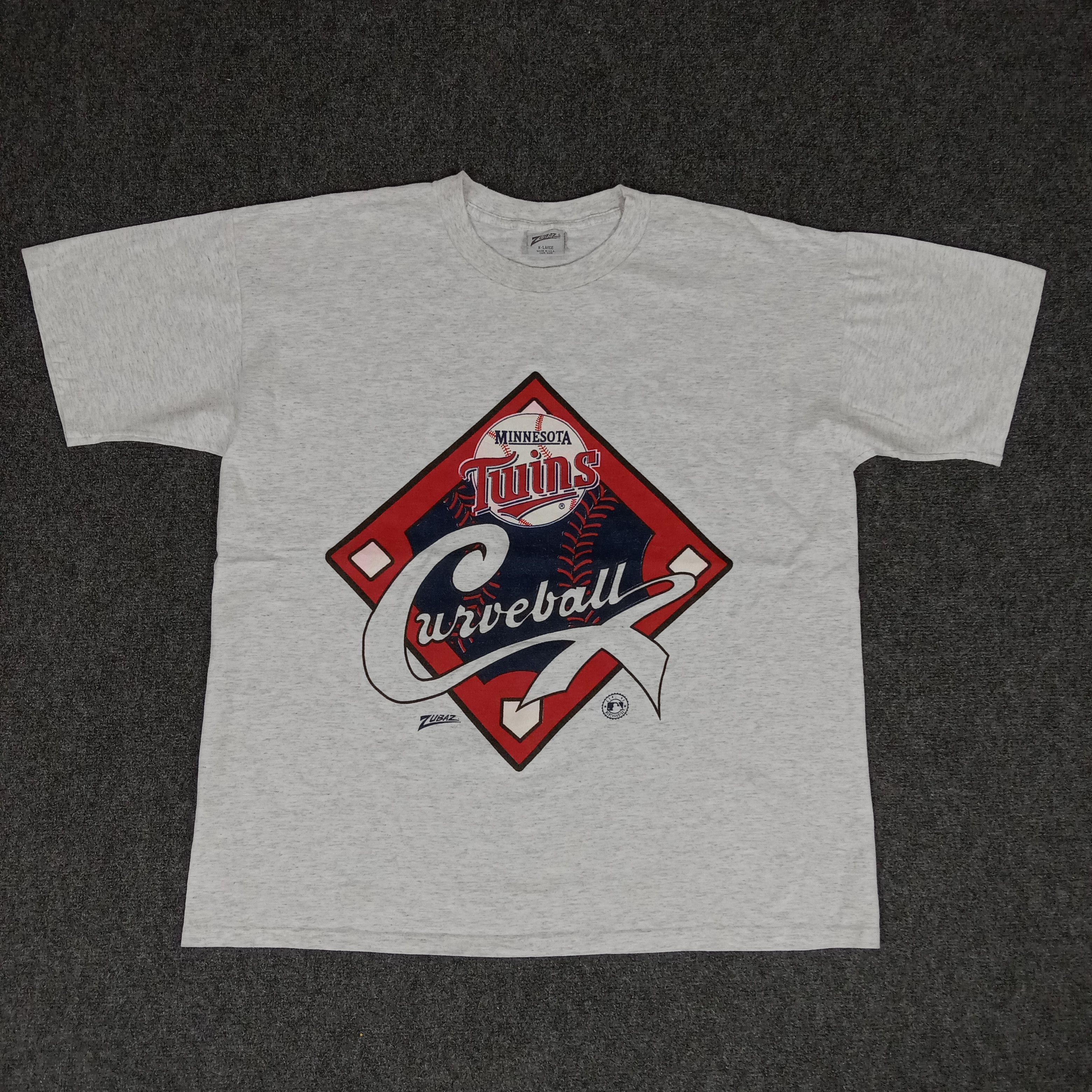 MLB × Vintage Vintage 90's Minnesota Twins MLB American Baseball Tshirt Size US XXL / EU 58 / 5 - 1 Thumbnail