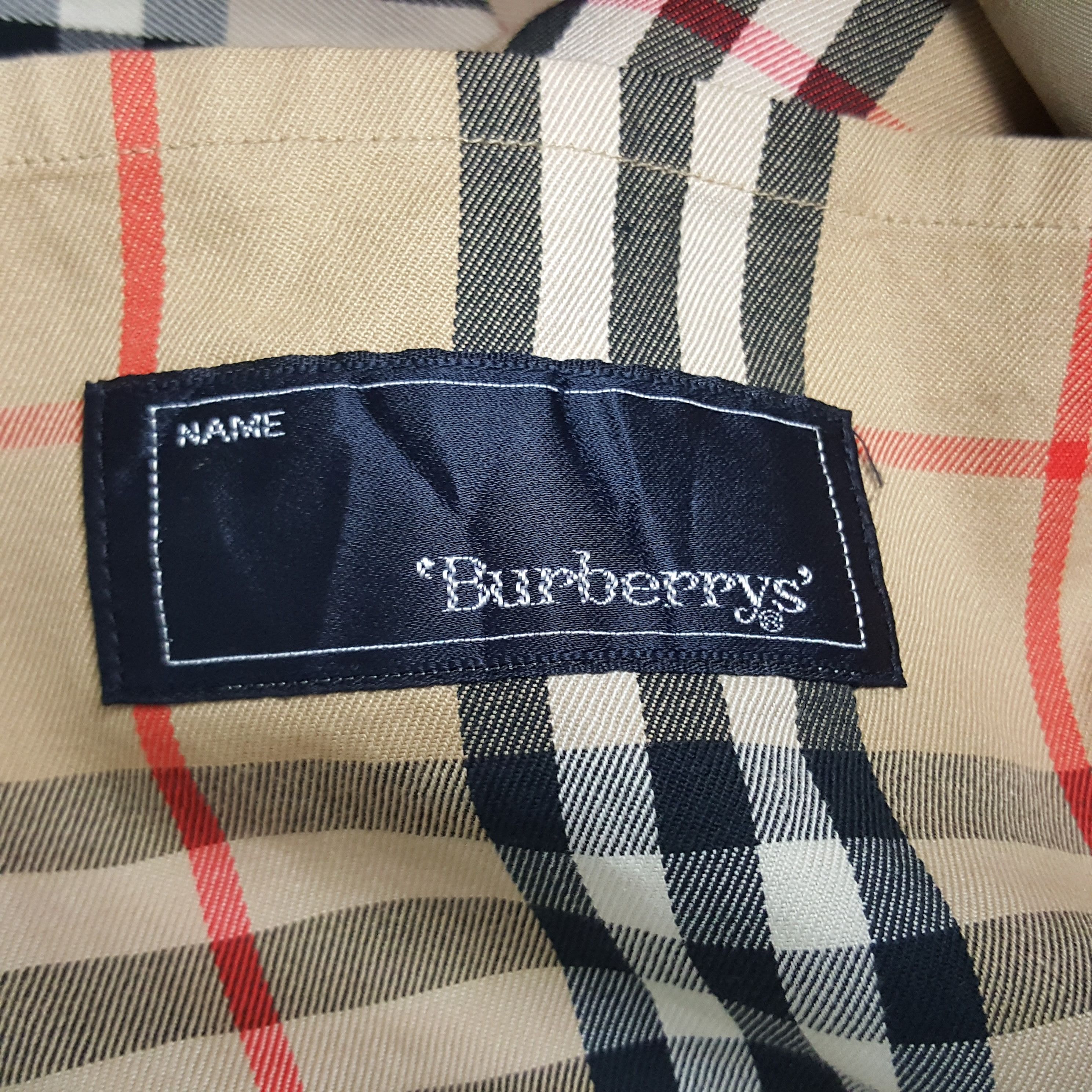 Burberry × Vintage Vintage Burberrys Nova Check Trench Coat Jacket Size US L / EU 52-54 / 3 - 8 Thumbnail