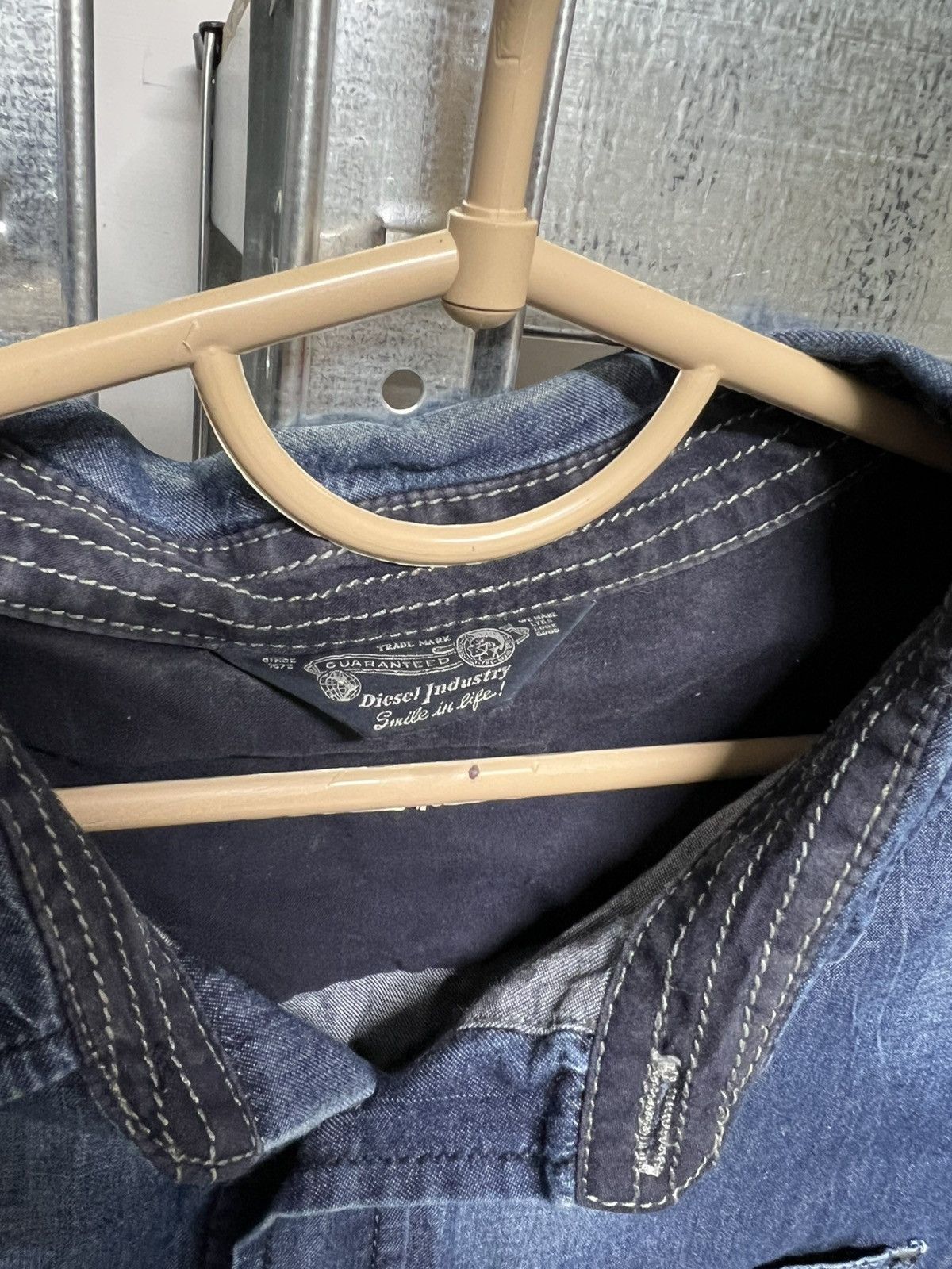 Diesel Vintage Diesel Denim Shirt Avant-Garde Western RRL Style Size US L / EU 52-54 / 3 - 10 Thumbnail