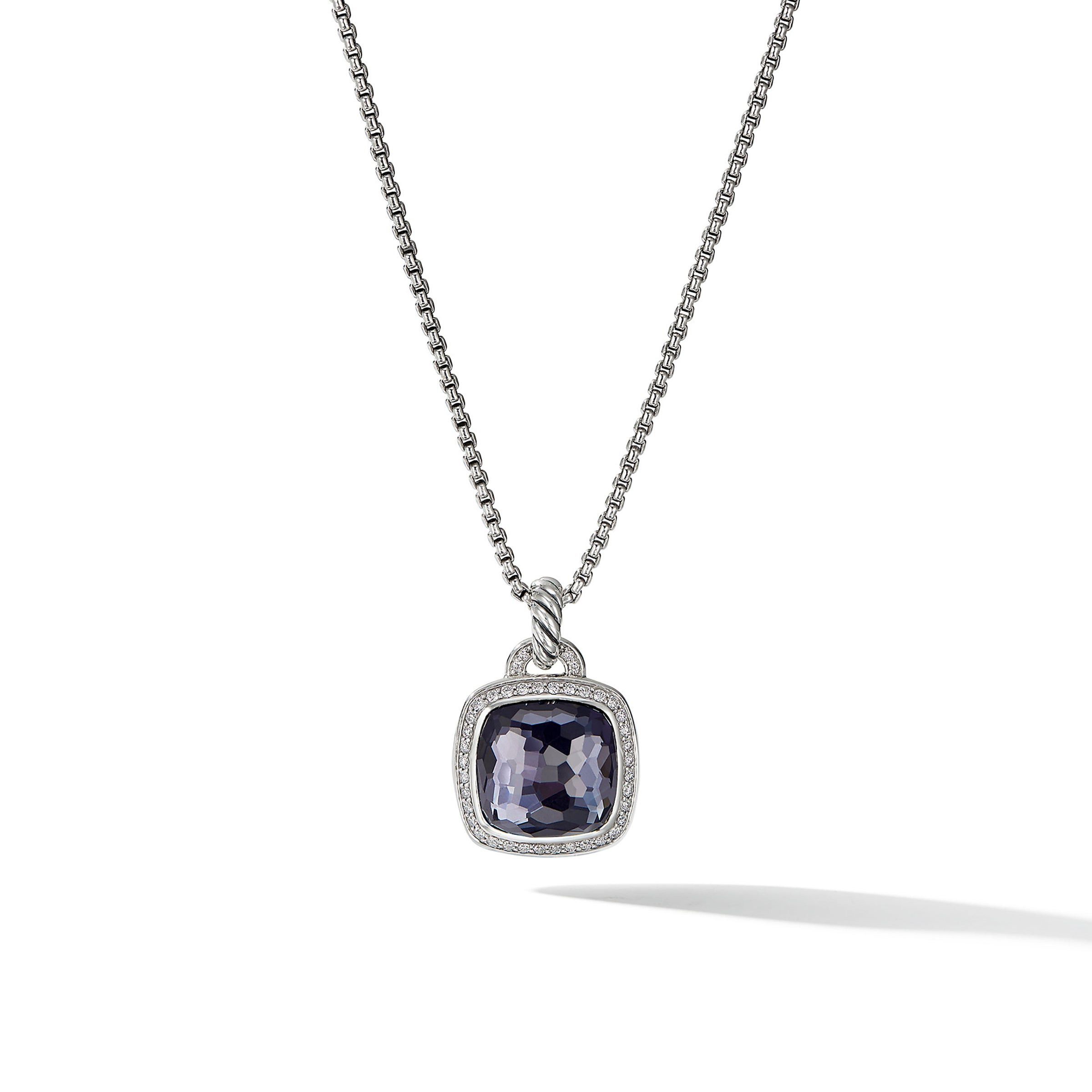 David Yurman o1w1db10526 D12454D Size:7/ Pendant in Silver with Diamond Size ONE SIZE - 1 Thumbnail