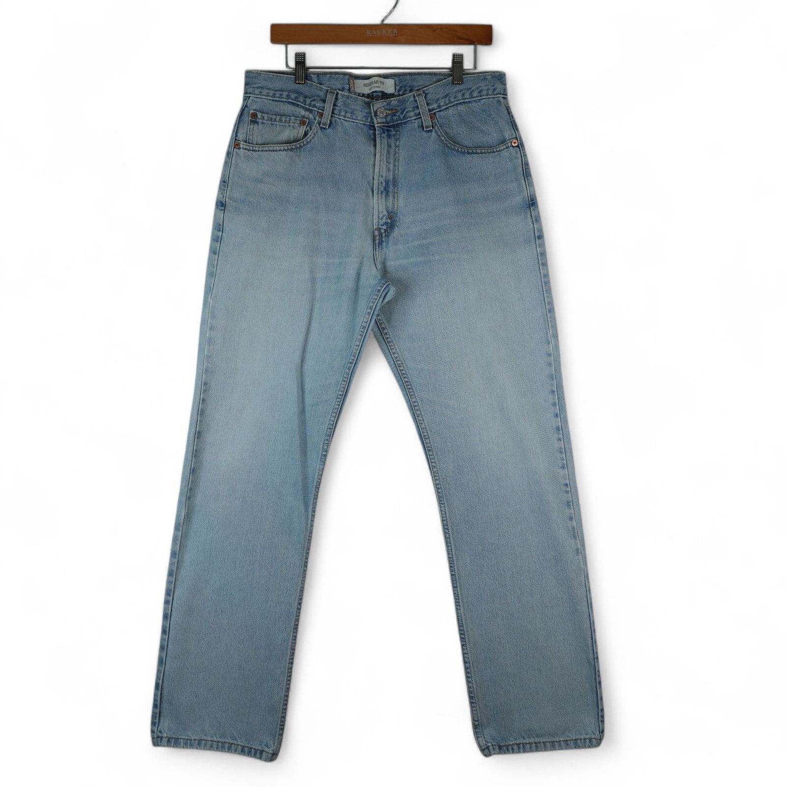 Levi's Vintage Levis 505 Jeans 34x32 Regular Distressed 2003 Y2K Size US 32 / EU 48 - 1 Thumbnail