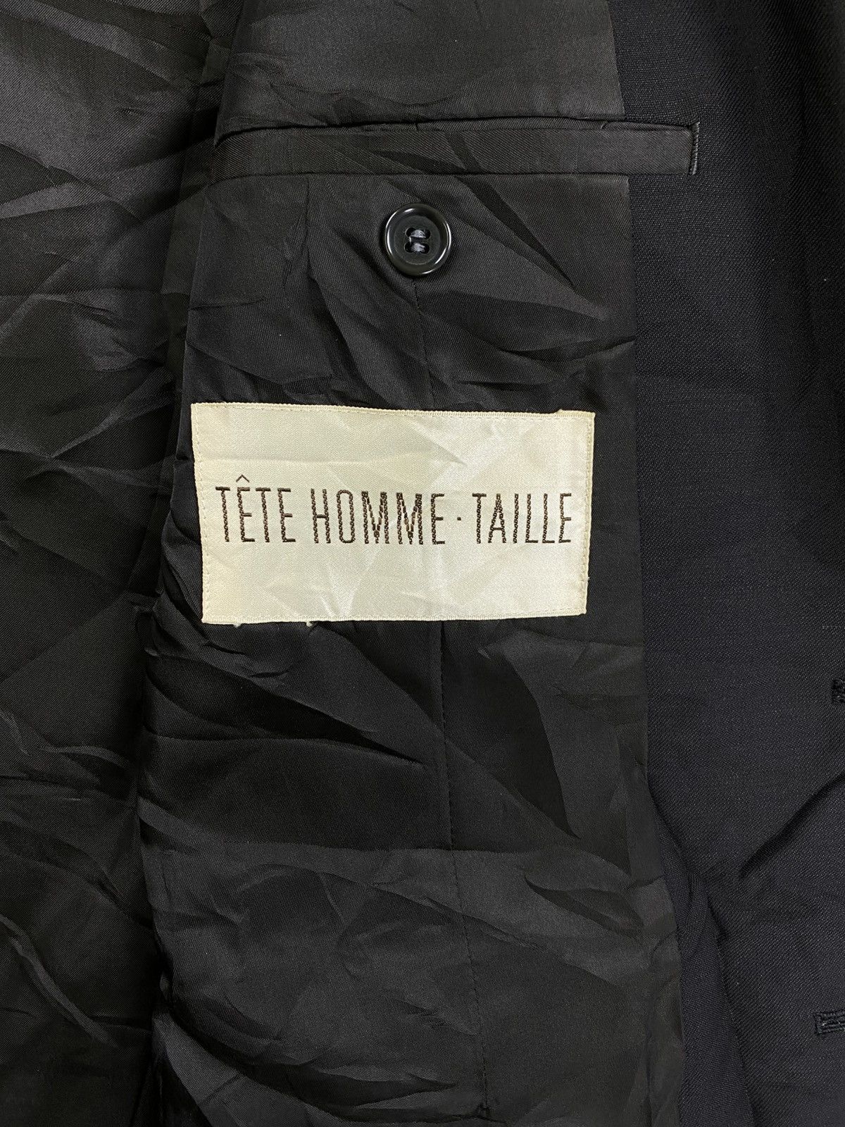 Tete Homme Vintage Tete Homme Taille Double Button Blazer Jacket Size US M / EU 48-50 / 2 - 8 Thumbnail