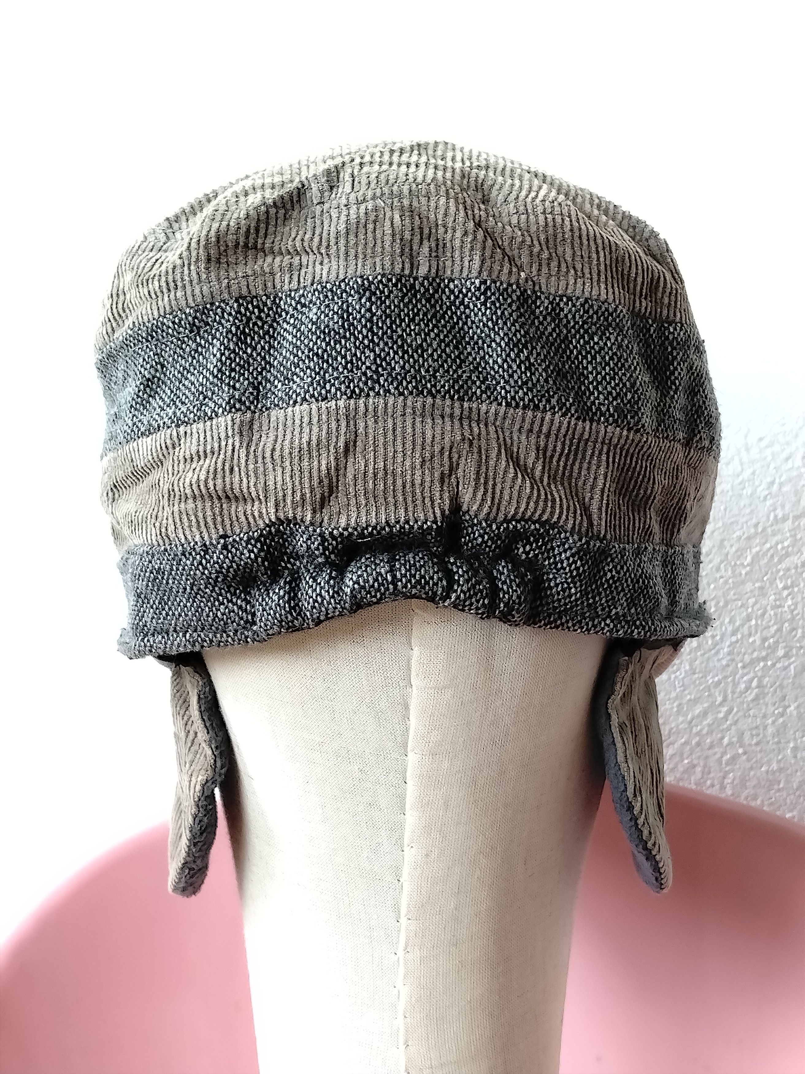 Lonsdale Lonsdale London grey herringbone tweed flat cap Size ONE SIZE - 5 Thumbnail