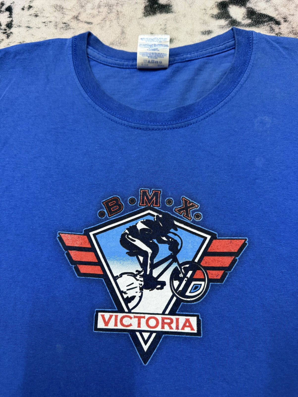 Vintage × Welcome Skateboards Vintage Y2K B.M.X Victoria Streetwear Tshirt Size US L / EU 52-54 / 3 - 7 Thumbnail