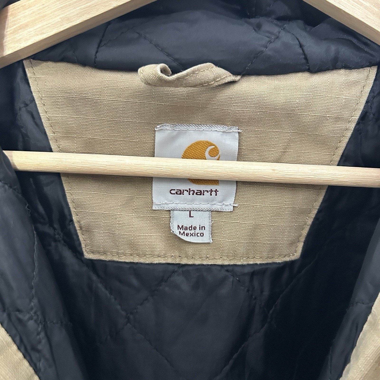 Carhartt Vintage Carhartt Quilted Ripstop Active Jacket “Dark Khaki” Size L / US 10 / IT 46 - 11 Thumbnail