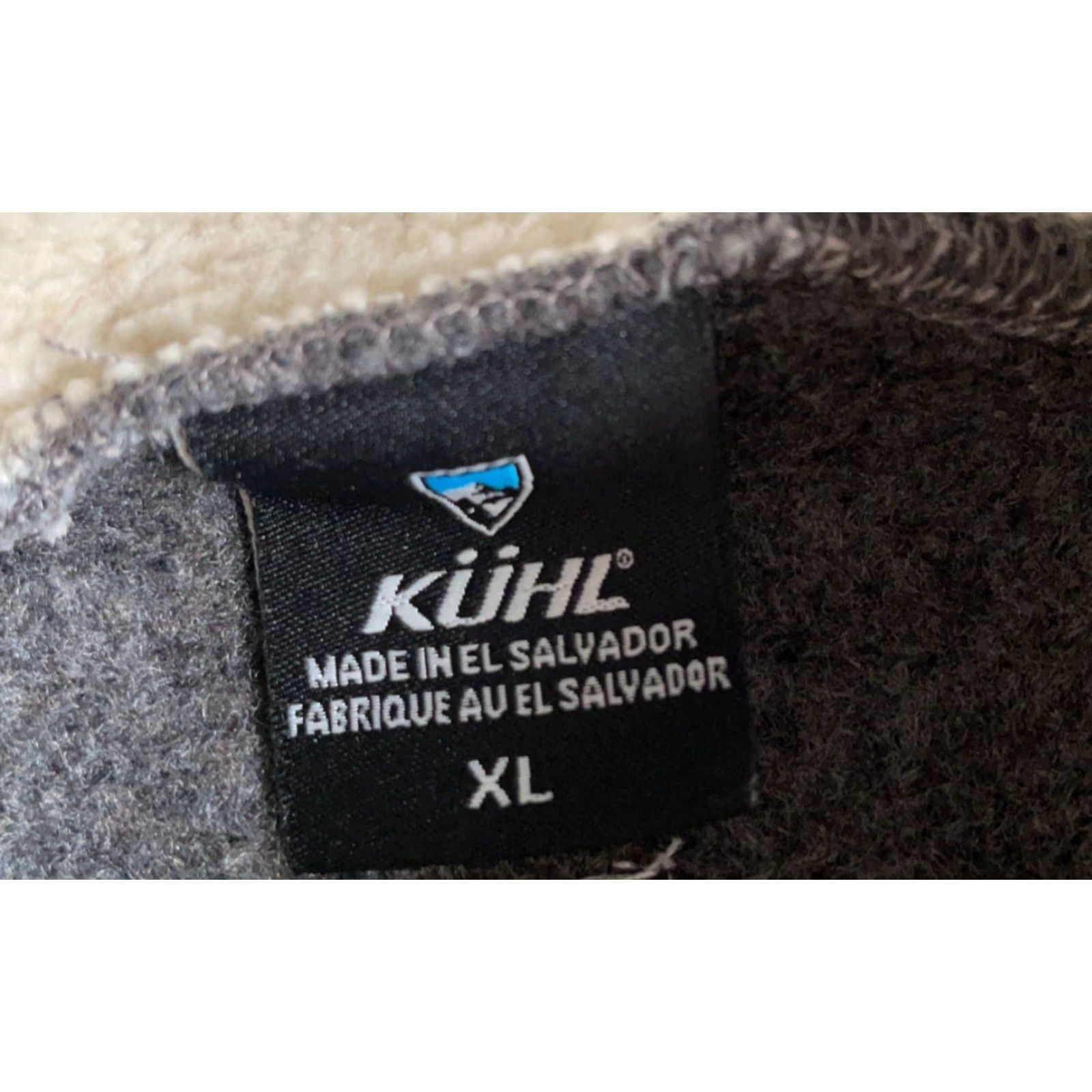 Vintage Kuhl Alfpaca Fleece Pullover Sweater Men XL Dark Gray 1/4 Zip Sherpa Collar 90s Retro Nature Casual Knit Style Pullover Mens Sweater Size US XL / EU 56 / 4 - 3 Thumbnail